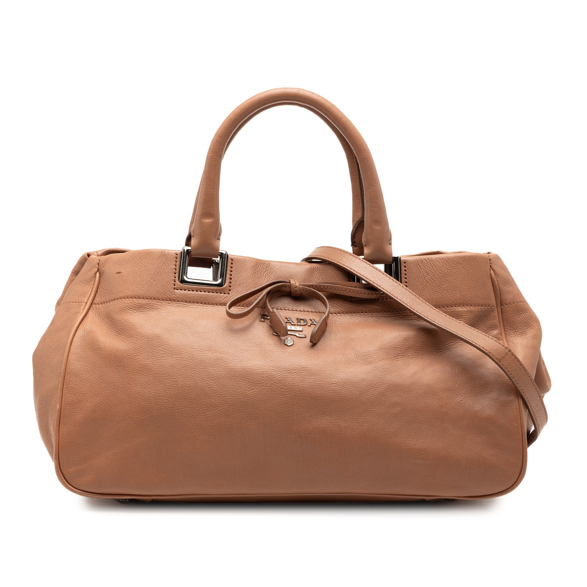 Prada Vitello Ribbon Satchel Size ONE SIZE - 1 Thumbnail
