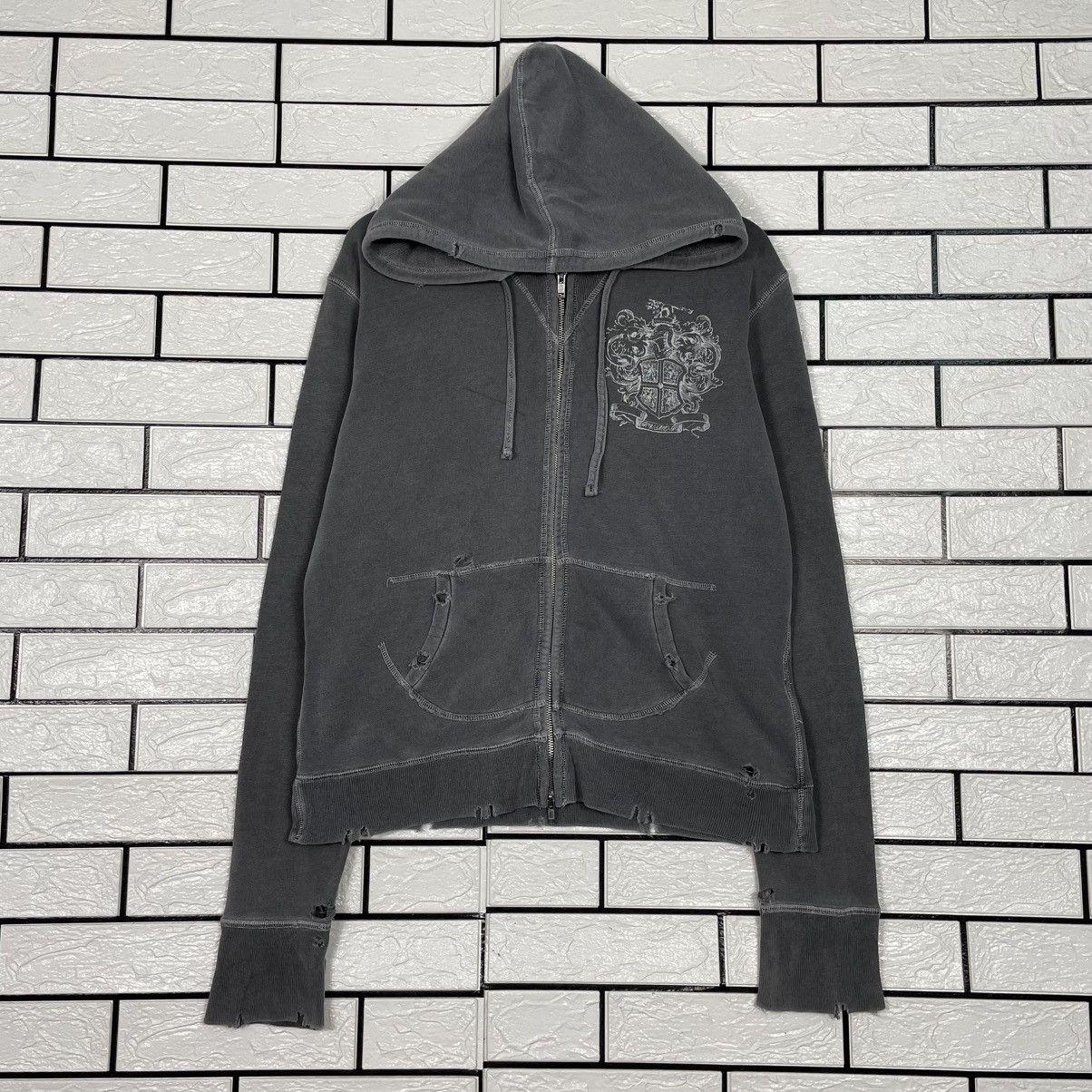 Japanese Brand Rock In Save The Queen Zipper Hoodie Size M / US 6-8 / IT 42-44 - 1 Thumbnail