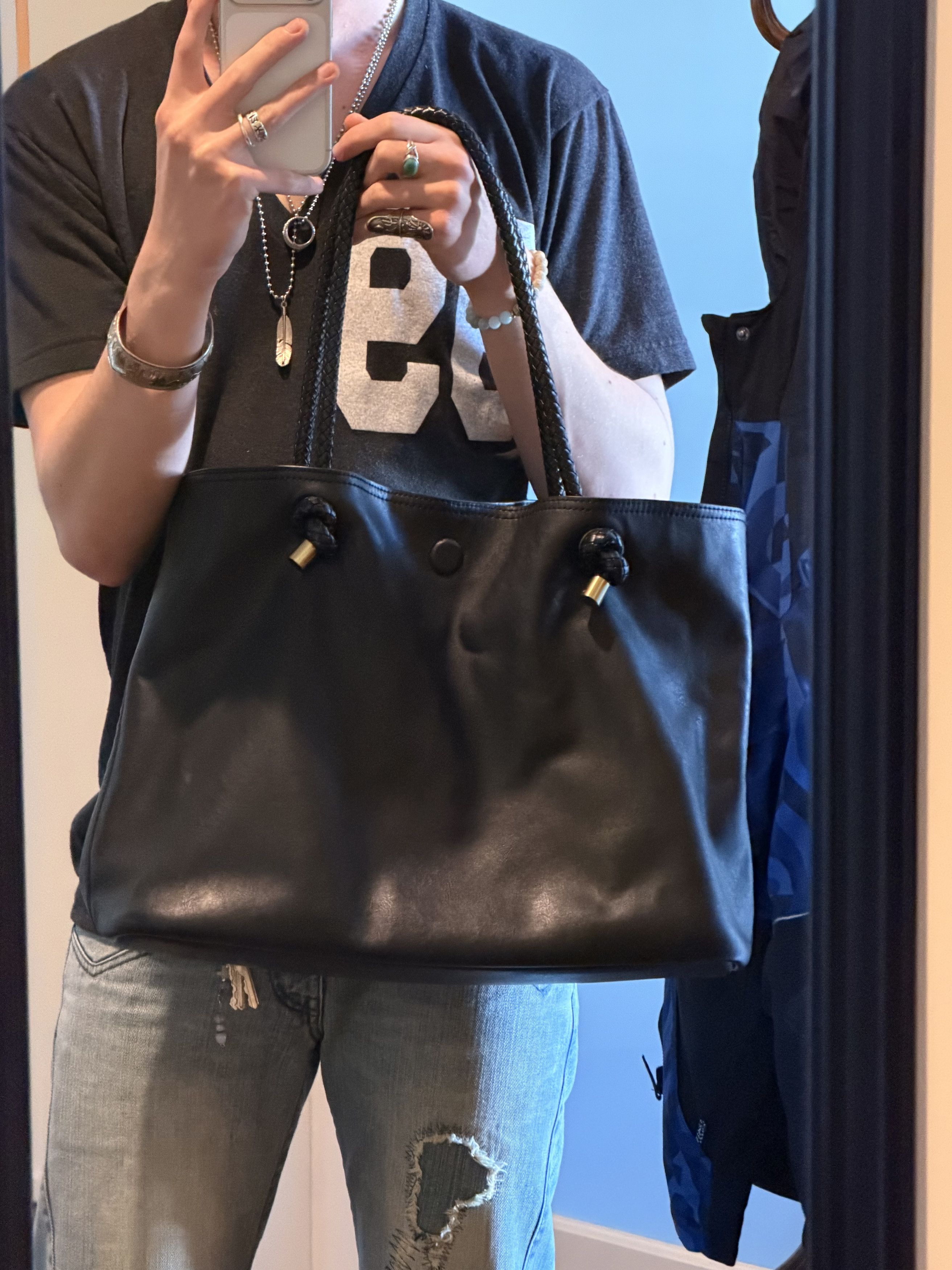 Other Leather Tote Bag Size ONE SIZE - 3 Thumbnail