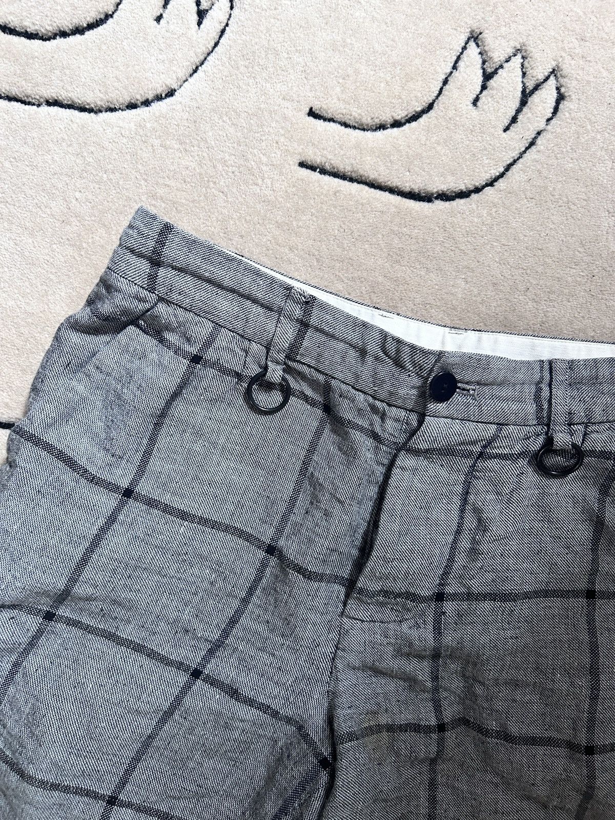 SUNSEA Windowpane Plaid Linen Short Size US 28 / EU 44 - 2 Thumbnail
