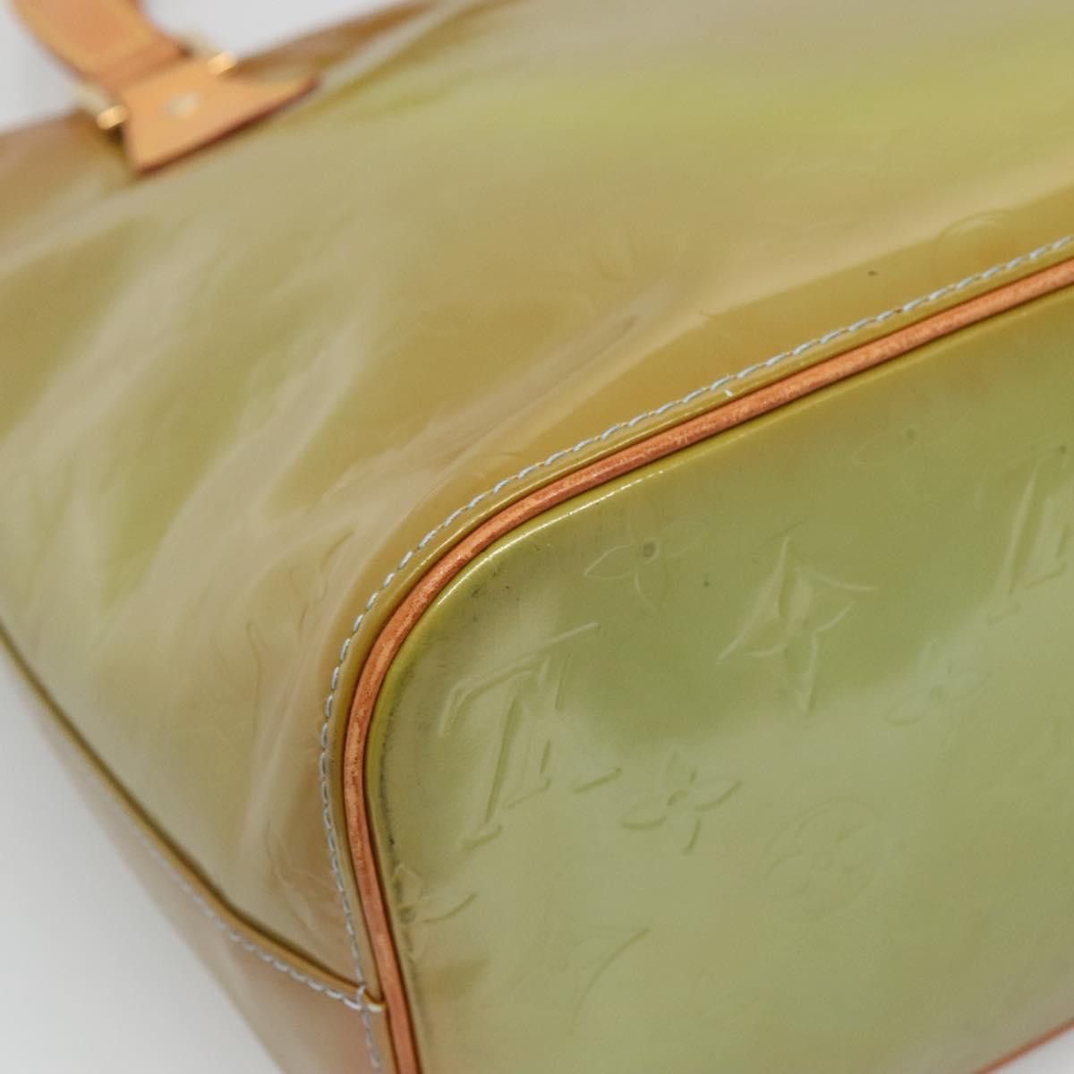 Louis Vuitton LOUIS VUITTON Monogram Vernis Houston Hand Bag Baby Blue Size ONE SIZE - 16 Thumbnail