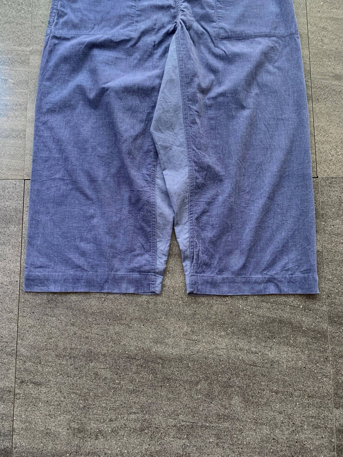 Issey Miyake FREE TAX! Two Tone Corduroy Wideleg Cropped Pants Size US 32 / EU 48 - 4 Thumbnail