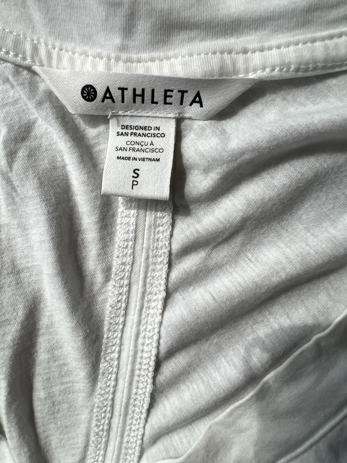 Designer Athleta Outbound Twist Tee Shirt Top Cotton Blend Size S Size S / US 4 / IT 40 - 4 Thumbnail