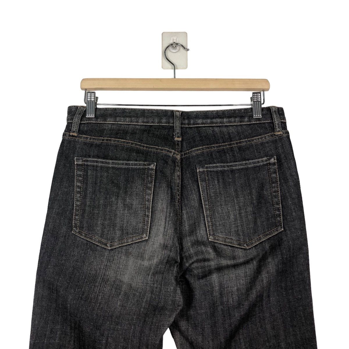 Japanese Brand 🔥VINTAGE DENIM JEANS RICH BLACK UNIQLO JAPAN ISSEY MIYAKE Size US 32 / EU 48 - 9 Thumbnail