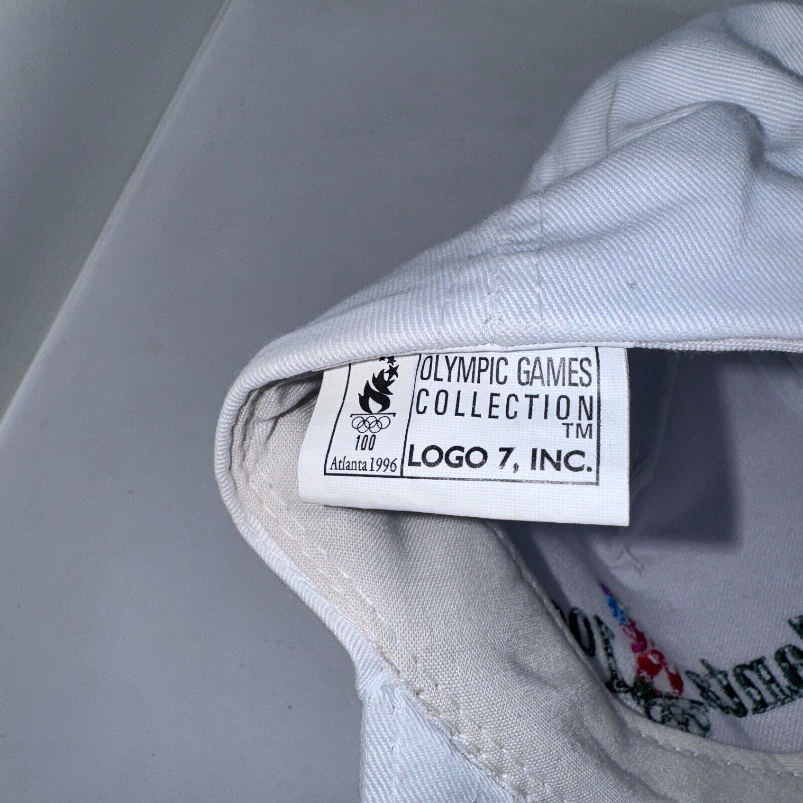 Logo 7 Vintage Logo 7 Atlanta Olympics 1996 White Snapback Hat Cap Size ONE SIZE - 8 Thumbnail