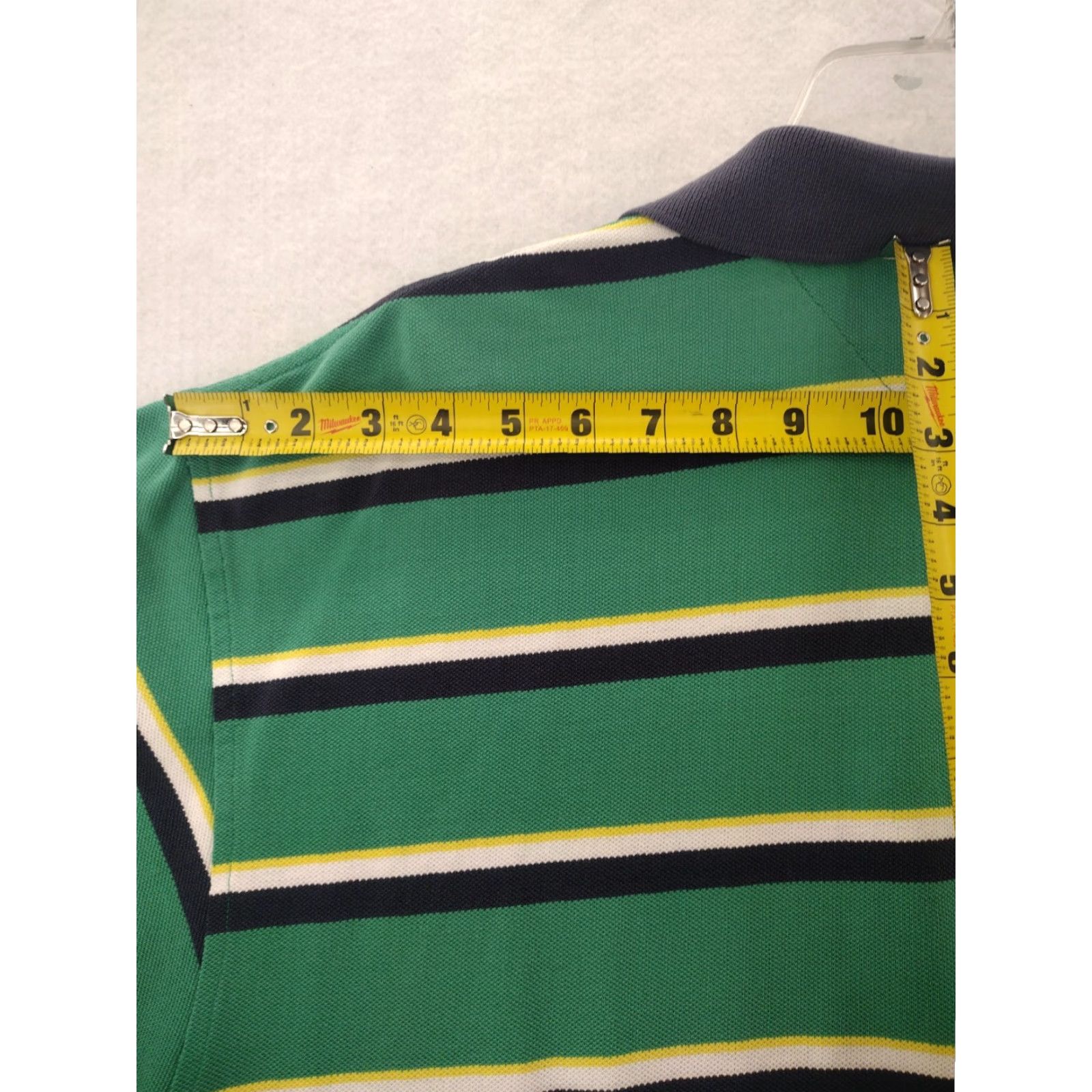 Tommy Hilfiger Tommy Hilfiger shirt Polo Mens Medium Masters Golf Striped Green 90s Tommy Jeans Size US M / EU 48-50 / 2 - 7 Thumbnail