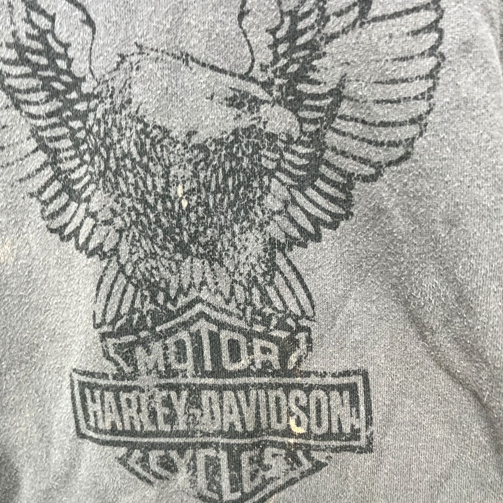Harley Davidson VINTAGE Harley-Davidson Sweatshirt XL Gray Eagle Pullover 90s Mens Size US XL / EU 56 / 4 - 3 Thumbnail