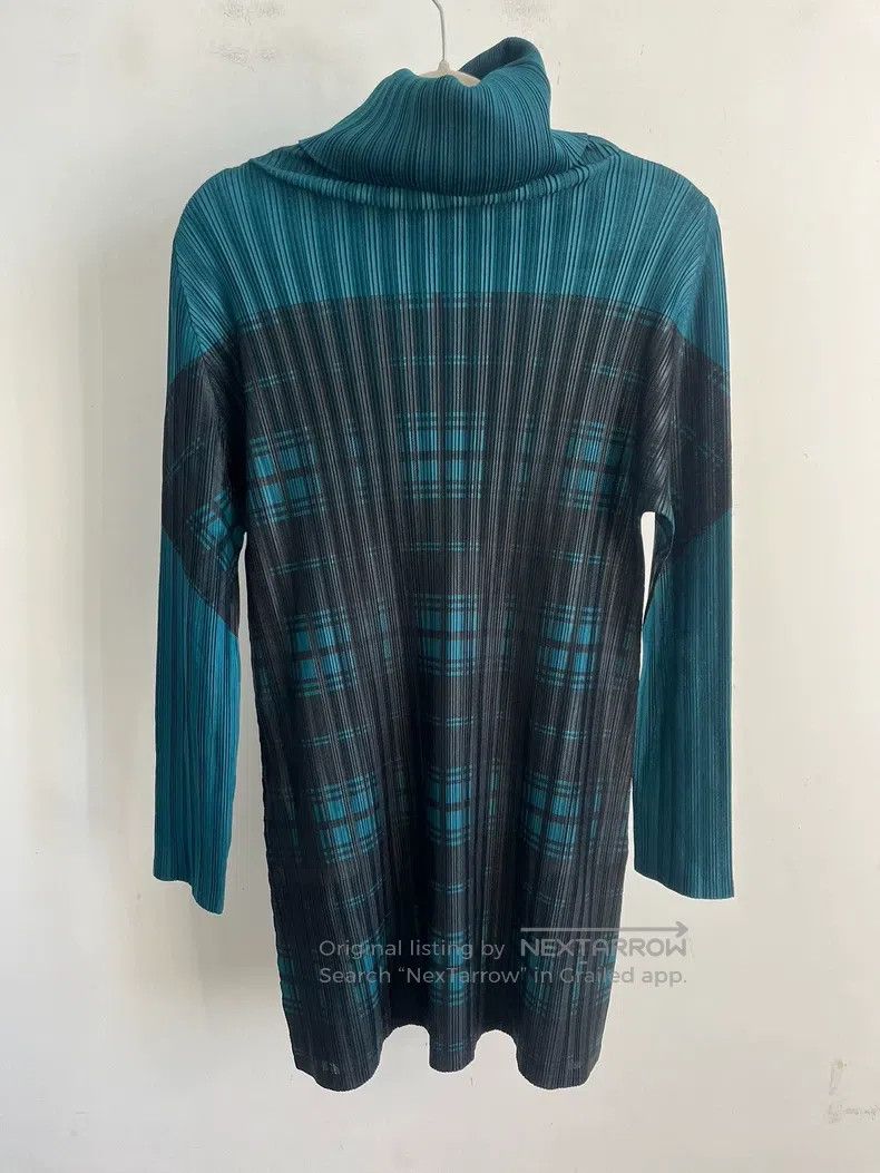 Issey Miyake Issey Miyake Blue Long Sleeve Size L / US 10 / IT 46 - 2 Thumbnail