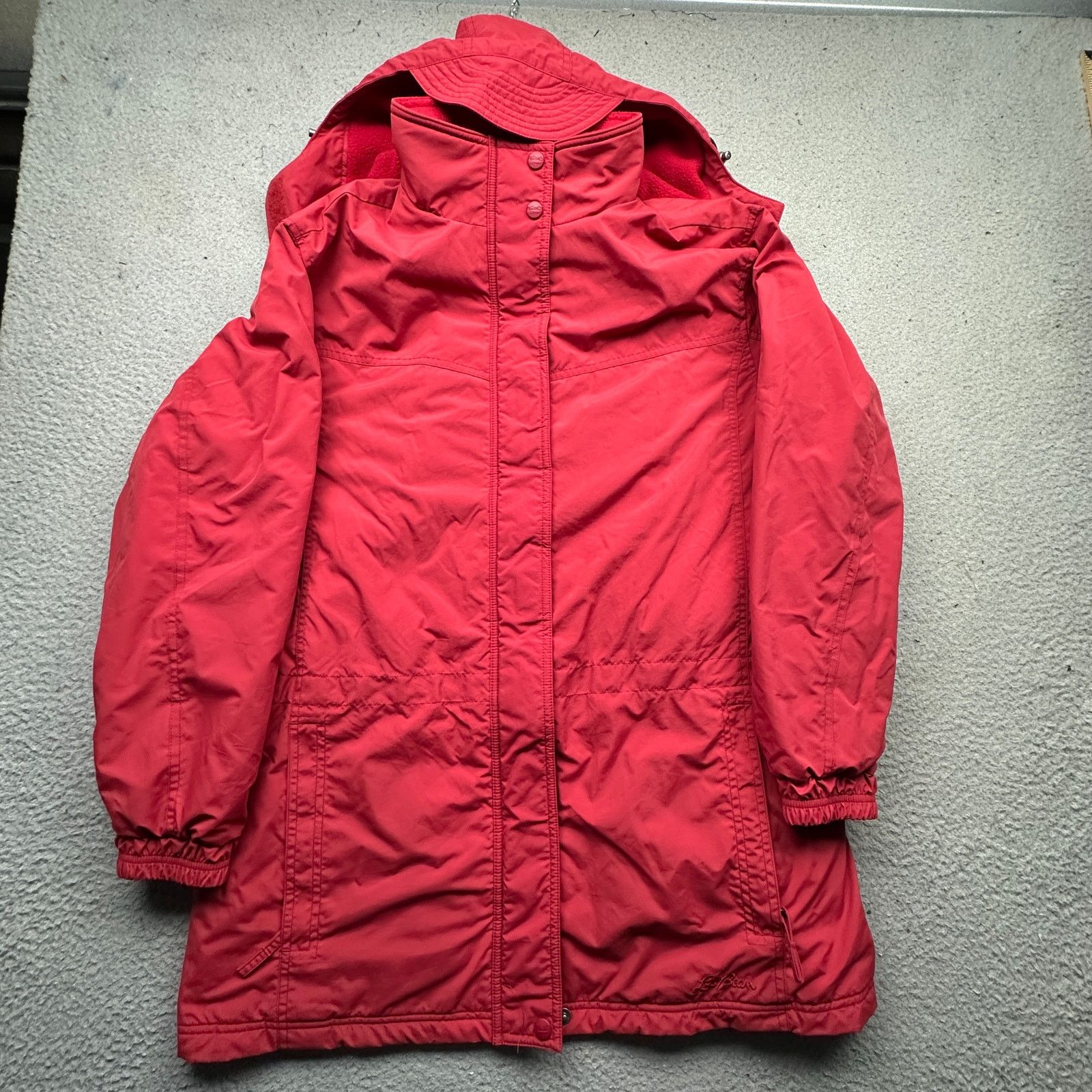 L.L. Bean Vintage 90s LL Bean Parka Removable Hood Jacket Women Large Size L / US 10 / IT 46 - 1 Thumbnail