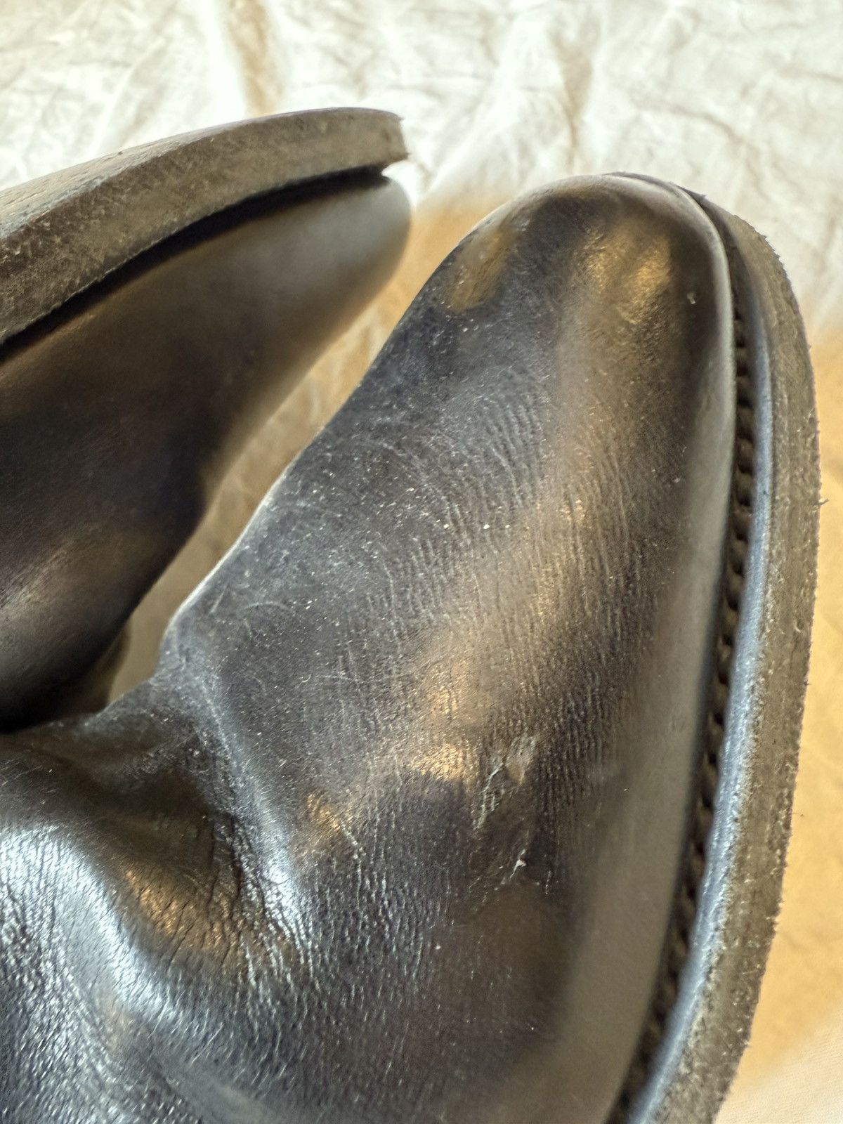 A1923 Horse leather boots Size US 12 / EU 45 - 8 Thumbnail