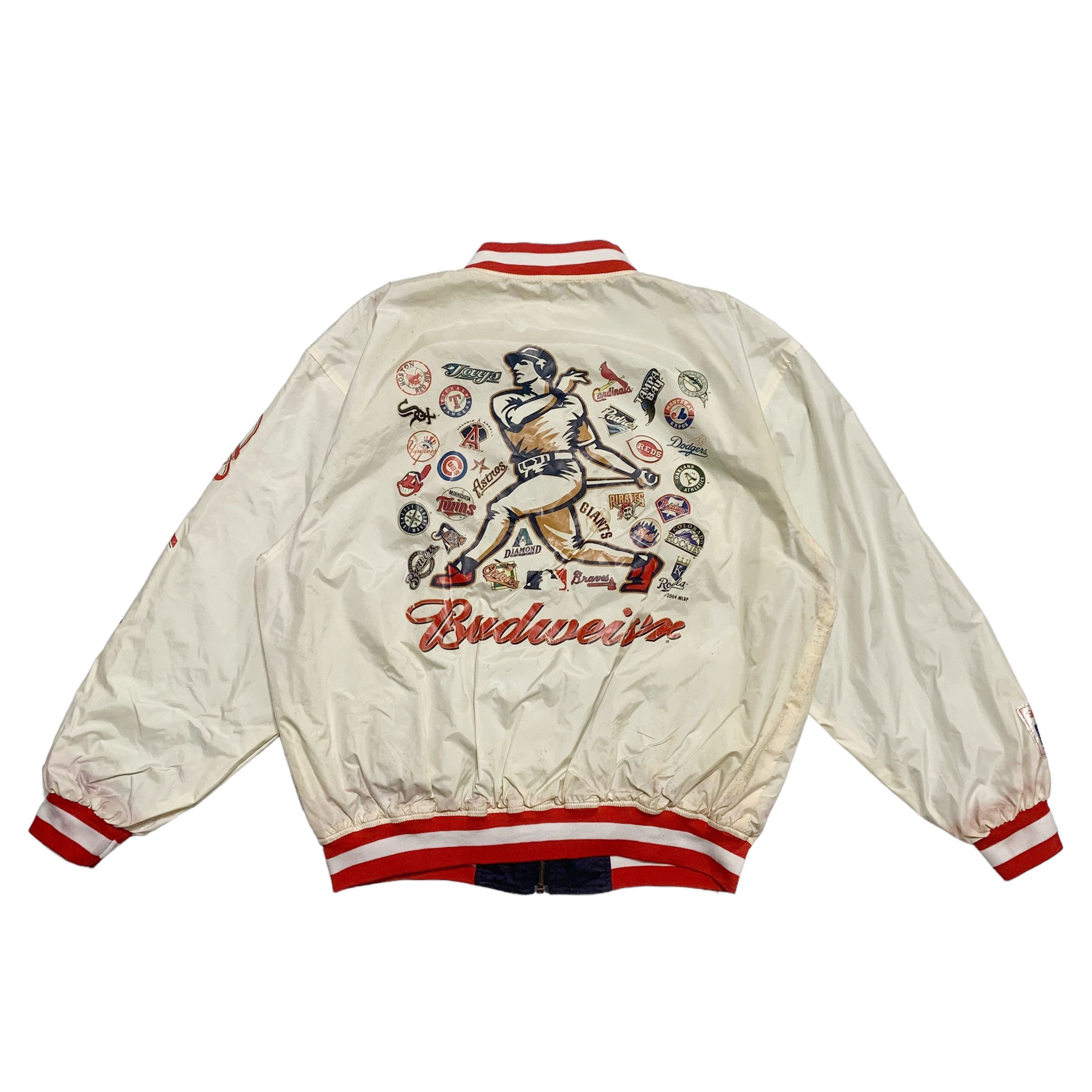 Budweiser Vintage MLB Budweiser Baseball Reversible Jacket Size US L / EU 52-54 / 3 - 1 Thumbnail