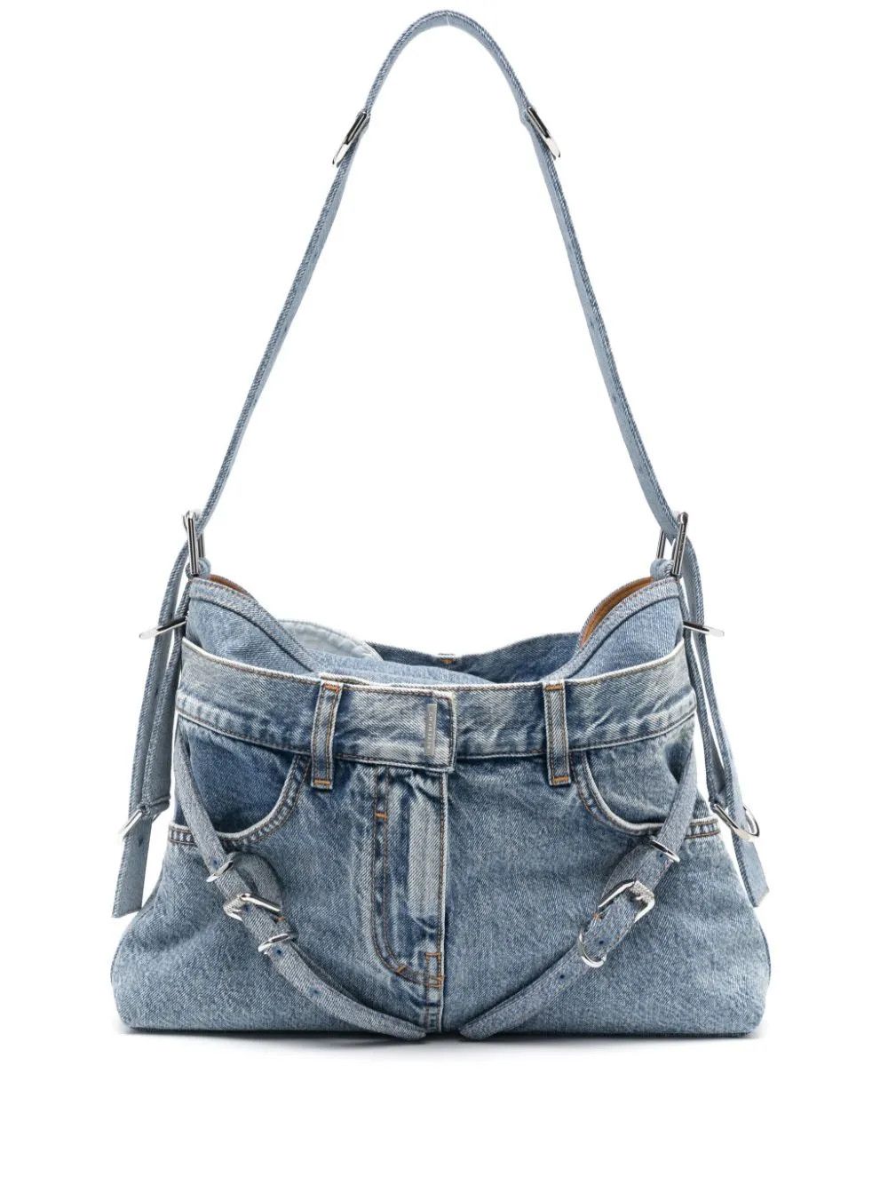 Givenchy oc11z0725 Size: OS / Voyou Medium Bag in Medium Blue Size ONE SIZE - 1 Thumbnail