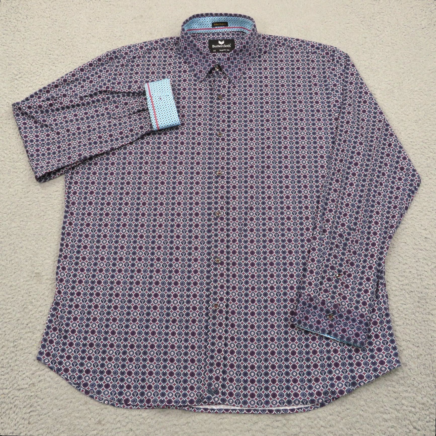 Vintage Buttercloth Shirt Men XXXL City Collection Watches Timepiece Flex Buttercloth Shirt Men XXXL City Collection Watches Timepiece Flex Buttercloth Size US XXL / EU 58 / 5 - 3 Thumbnail
