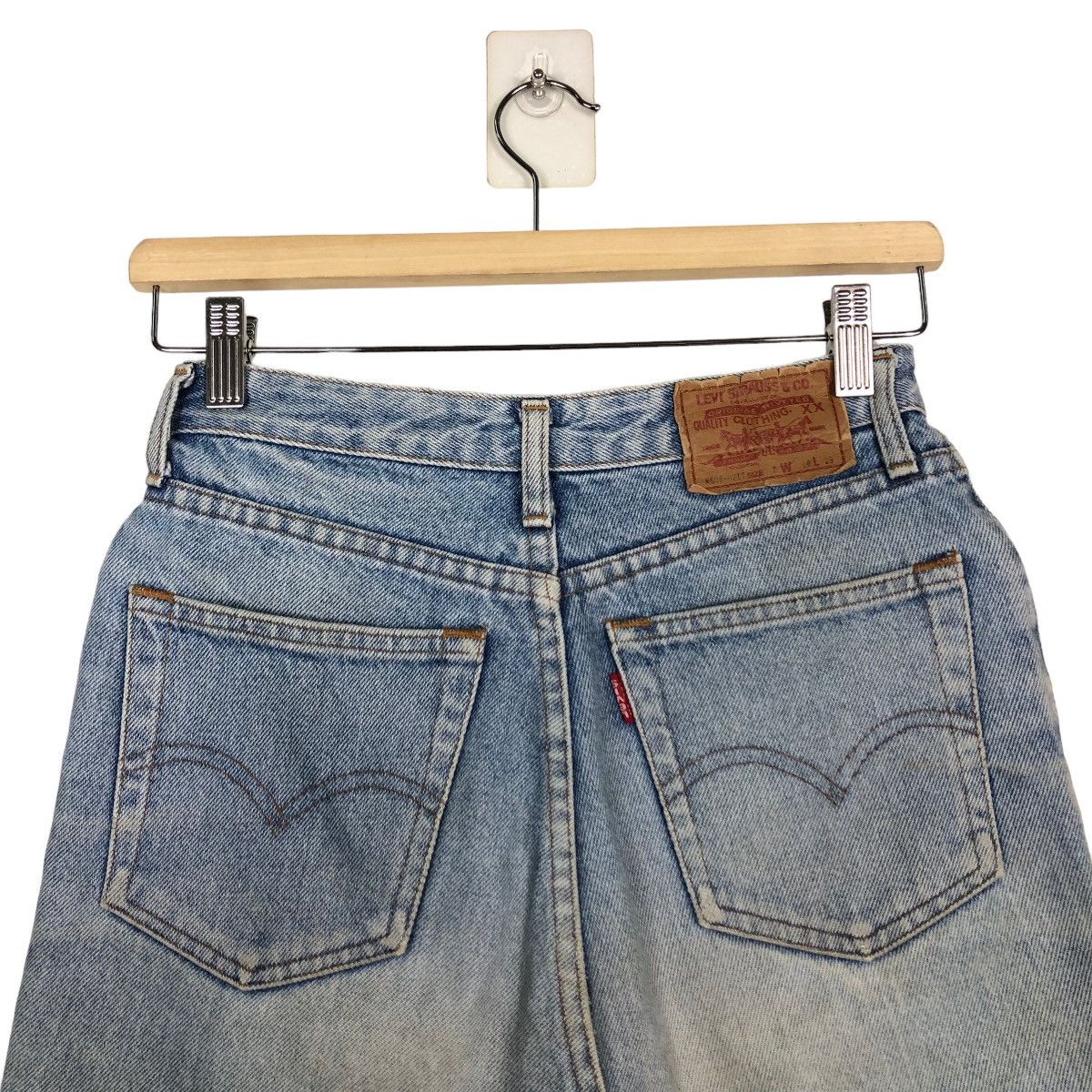 Levi's 🔥90’s Vintage Mini Skirt Levi’s Denim Size 24" / US 00 / IT 34 - 8 Thumbnail