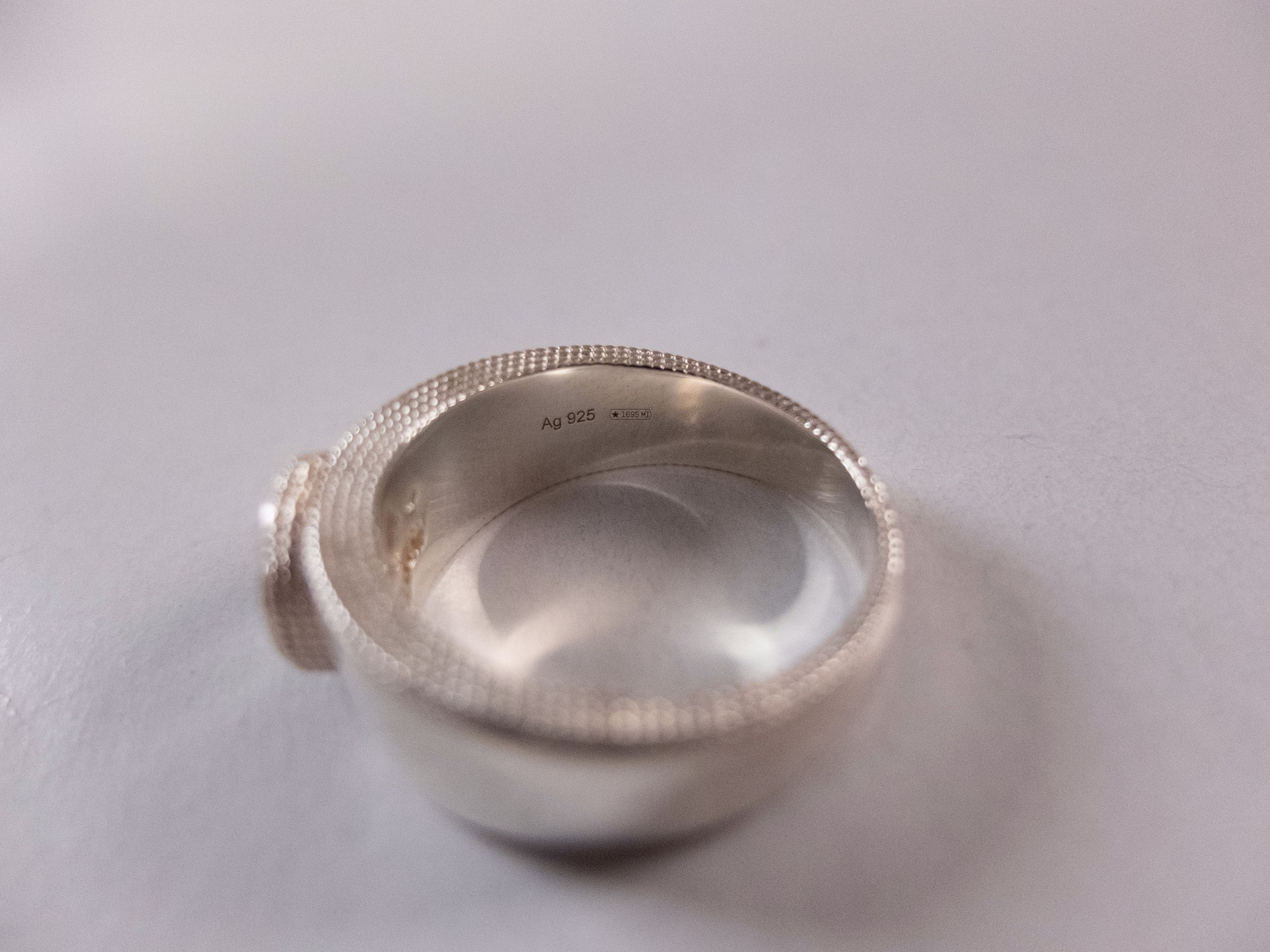Gucci GUCCI Sterling silver interlocking G logo ring Size 20 / 9 Size ONE SIZE - 7 Thumbnail