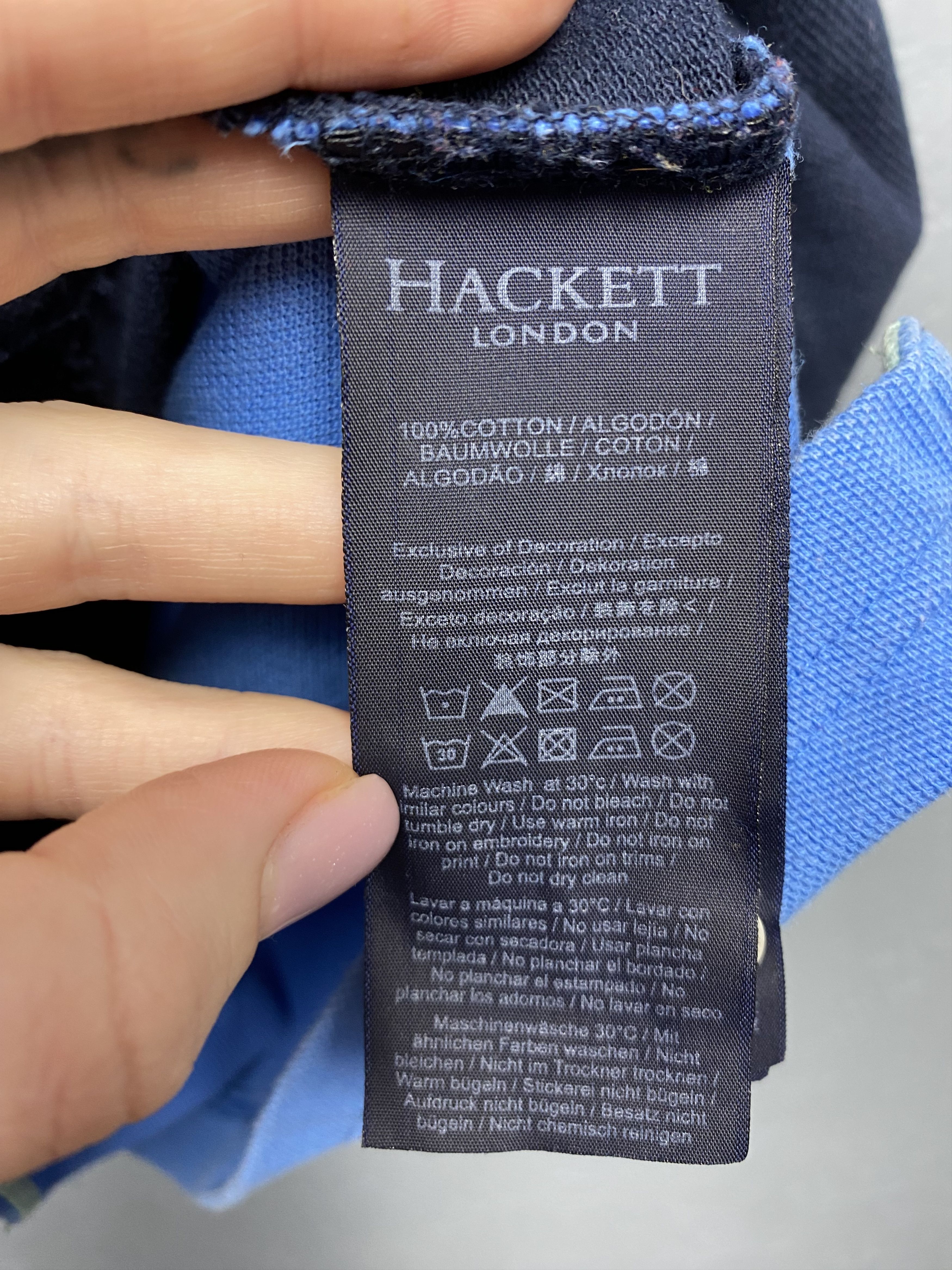 Hackett Hackett Vintage Mens Polo Shirt Size US XL / EU 56 / 4 - 7 Thumbnail