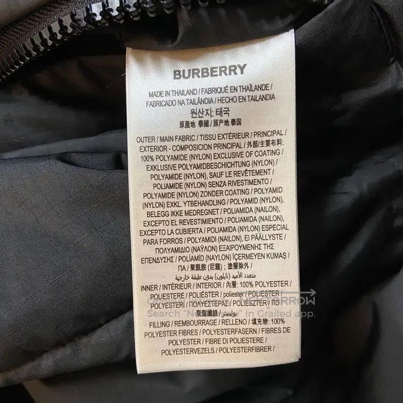 Burberry Burberry Women's Black Nylon Down Jacket. Size M / US 6-8 / IT 42-44 - 5 Thumbnail