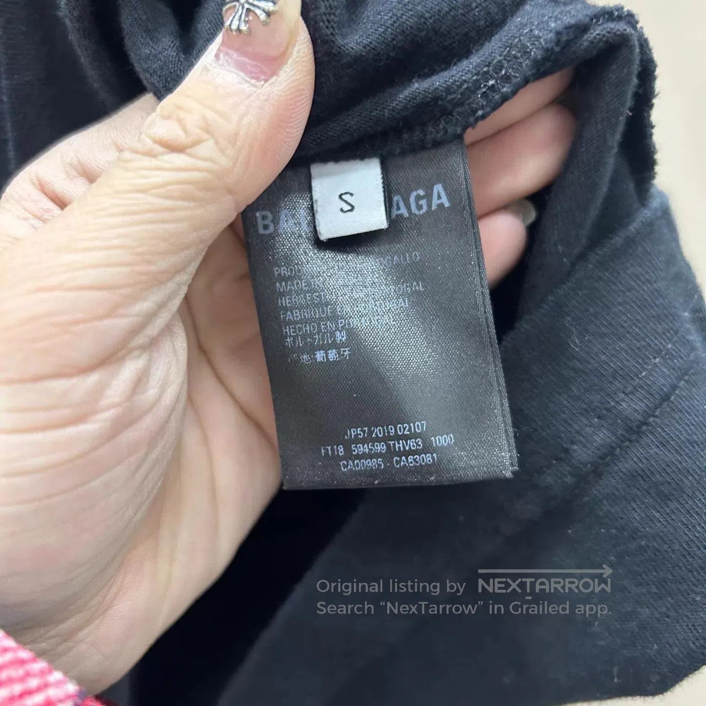 Balenciaga Black Short Sleeve T. Size US S / EU 44-46 / 1 - 4 Thumbnail
