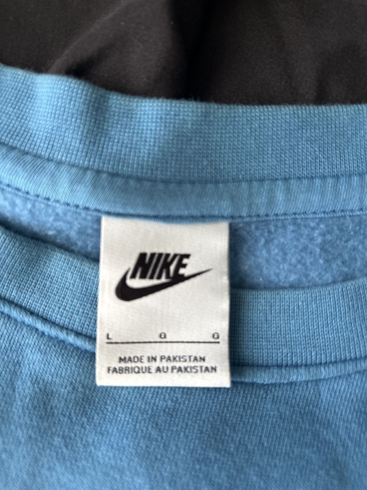 Nike Blue Nike Crewneck Size US L / EU 52-54 / 3 - 3 Thumbnail