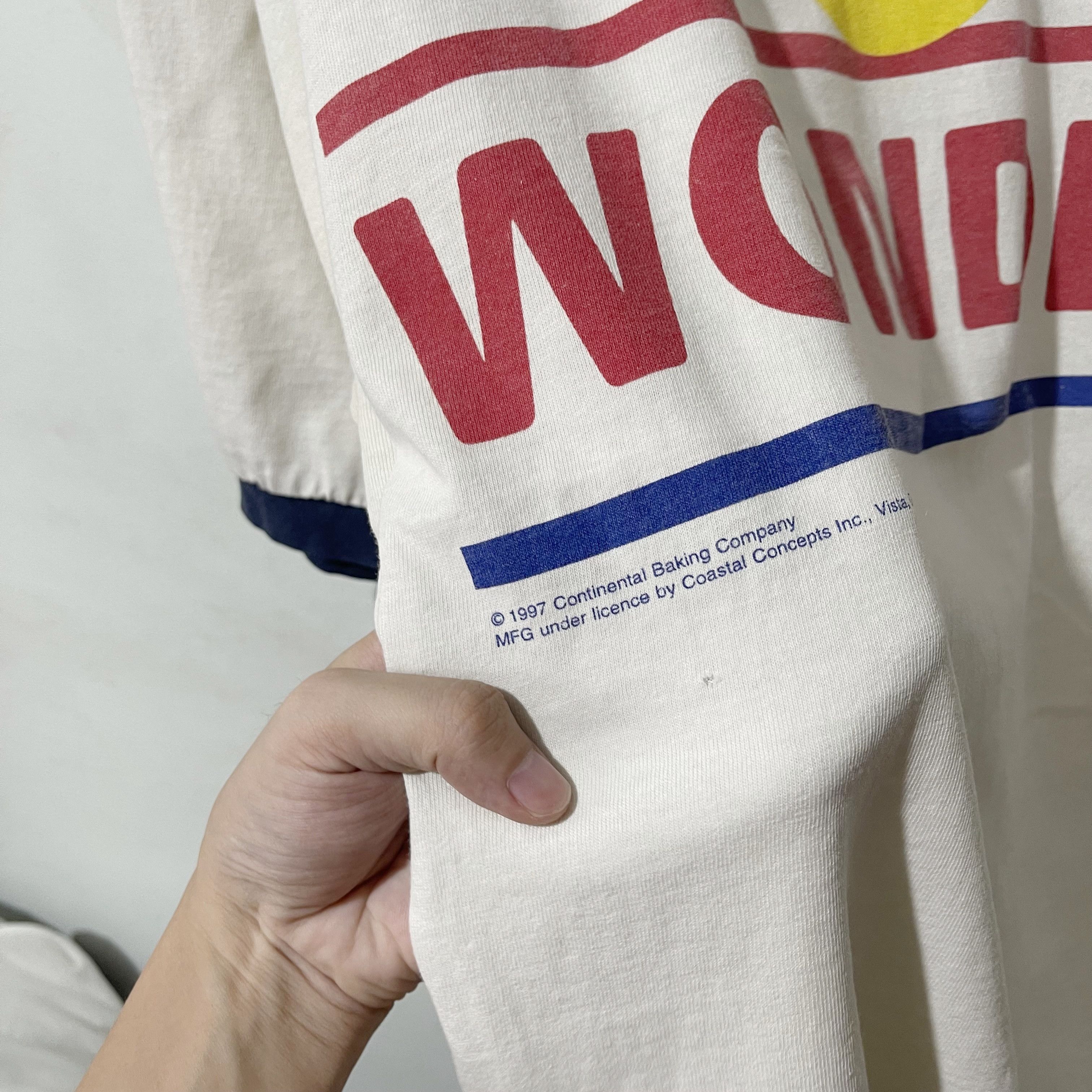Vintage Vintage 1997 Wonder Bread Ringer Tee Size US XL / EU 56 / 4 - 2 Thumbnail