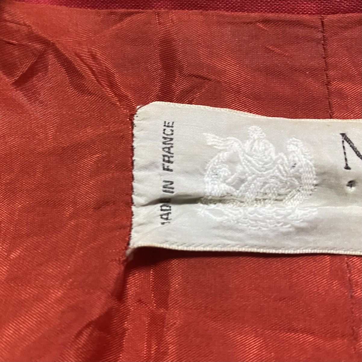 Nina Ricci 70-80’s Nina Ricci Boutique Archival Red Trench Coat Jacket Size S / US 4 / IT 40 - 9 Thumbnail