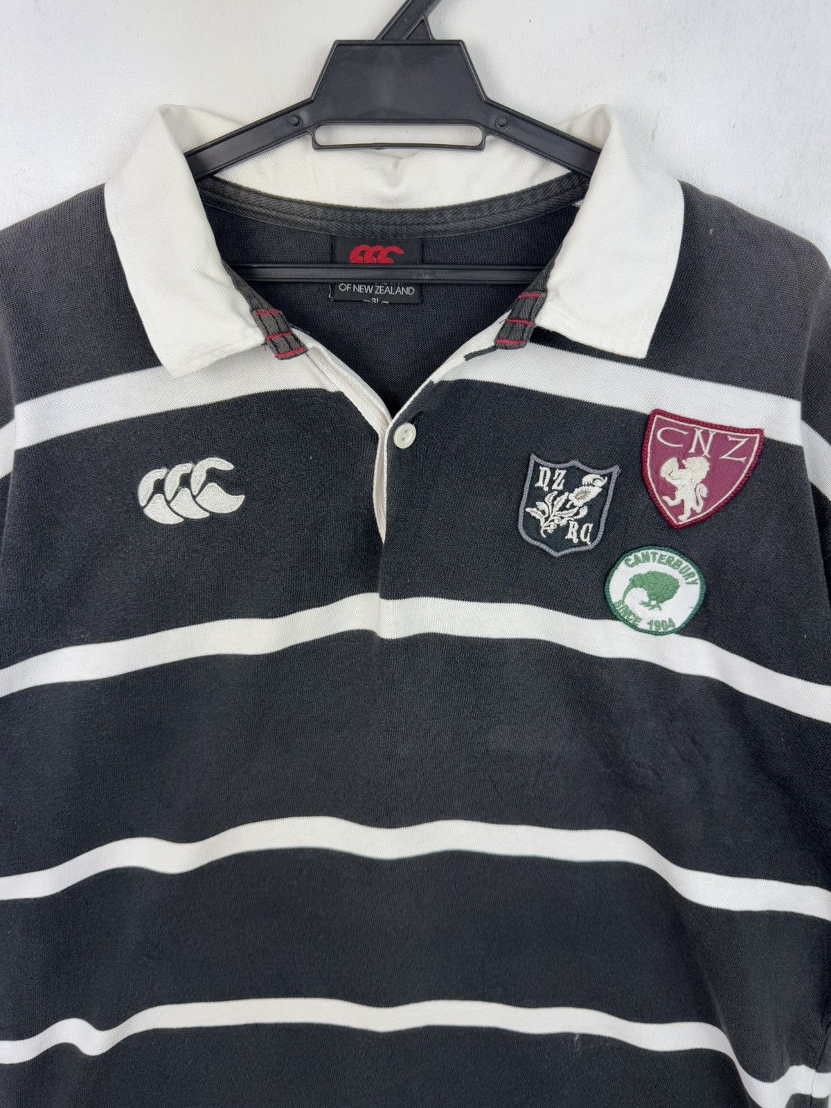 Canterbury of New Zealand × Vintage Sunfaded Canterbury Stripe Tshirt Size US XXL / EU 58 / 5 - 2 Thumbnail