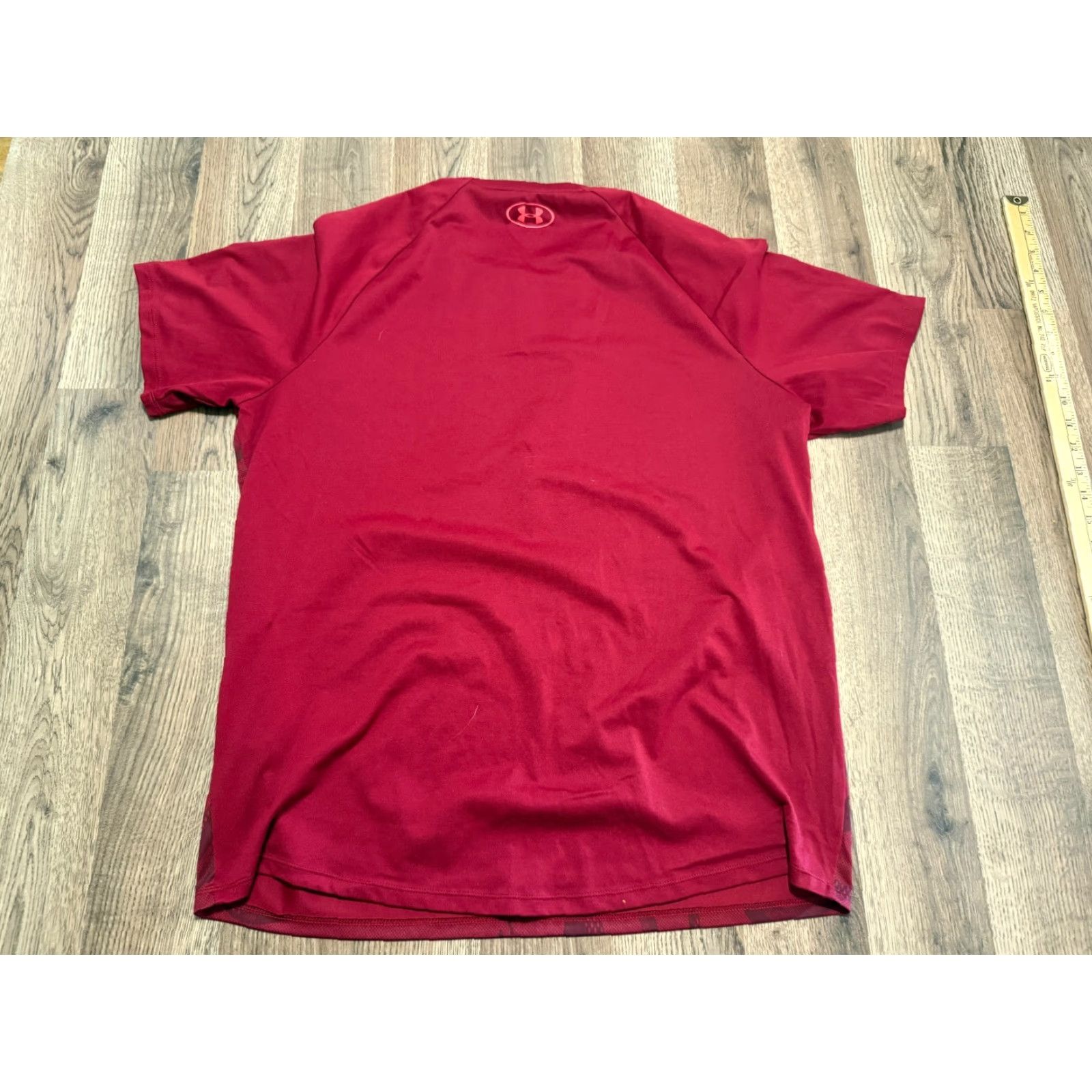 Under Armour Under Armour Shirts Men's Large Red Activewear Short Sleeve Crew Neck T-Shirt Sports Men Ready for Fall Spring Summer Size US L / EU 52-54 / 3 - 2 Thumbnail