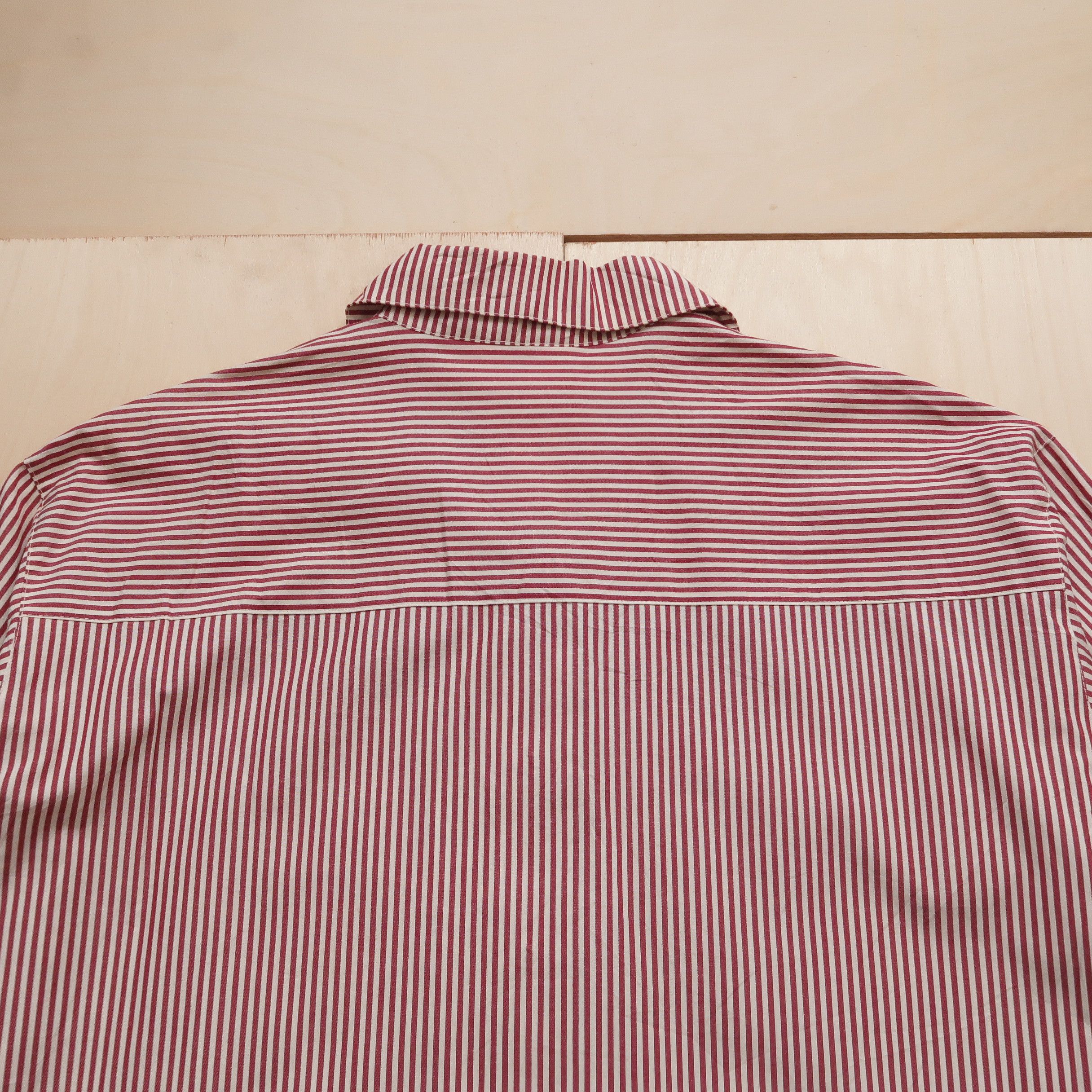 Japanese Brand 1990s Karl Lagerfeld Stripe Party Shirt Laces Size US M / EU 48-50 / 2 - 16 Thumbnail