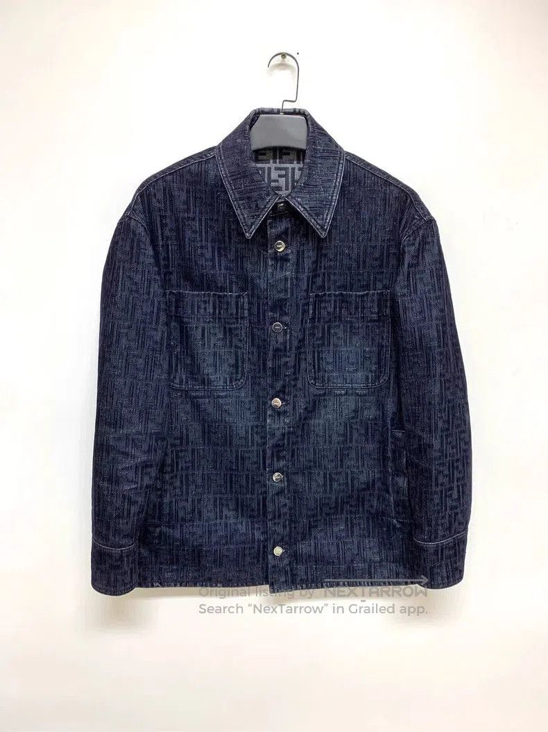 Fendi Fendi 24 Corduroy Denim Jacket. Size US M / EU 48-50 / 2 - 1 Thumbnail