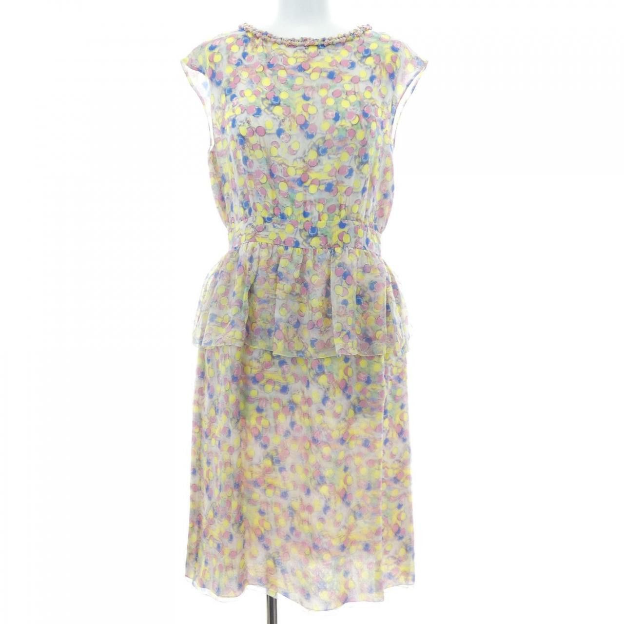 Chanel Chanel Chanel Silk Dress Textile Dresses P40222V29010 DUTY FREE for USA Size ONE SIZE - 1 Thumbnail