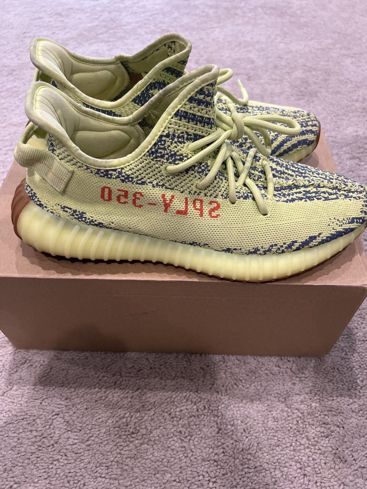 Adidas Yeezy 350 Boost V2 Frozen Yellow Size US 10.5 / EU 43-44 - 3 Thumbnail