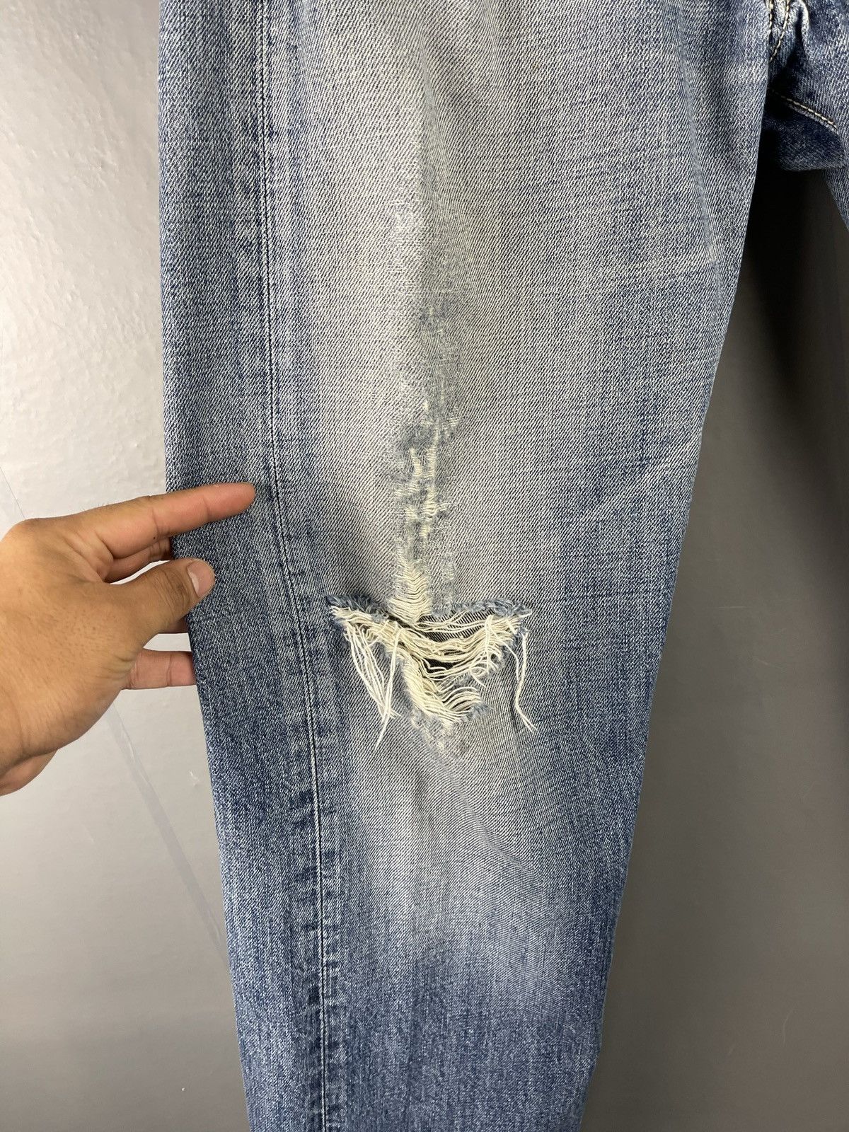 Avirex × Vintage Vintage AVIREX Distressed Denim Pants Size US 28 / EU 44 - 6 Thumbnail