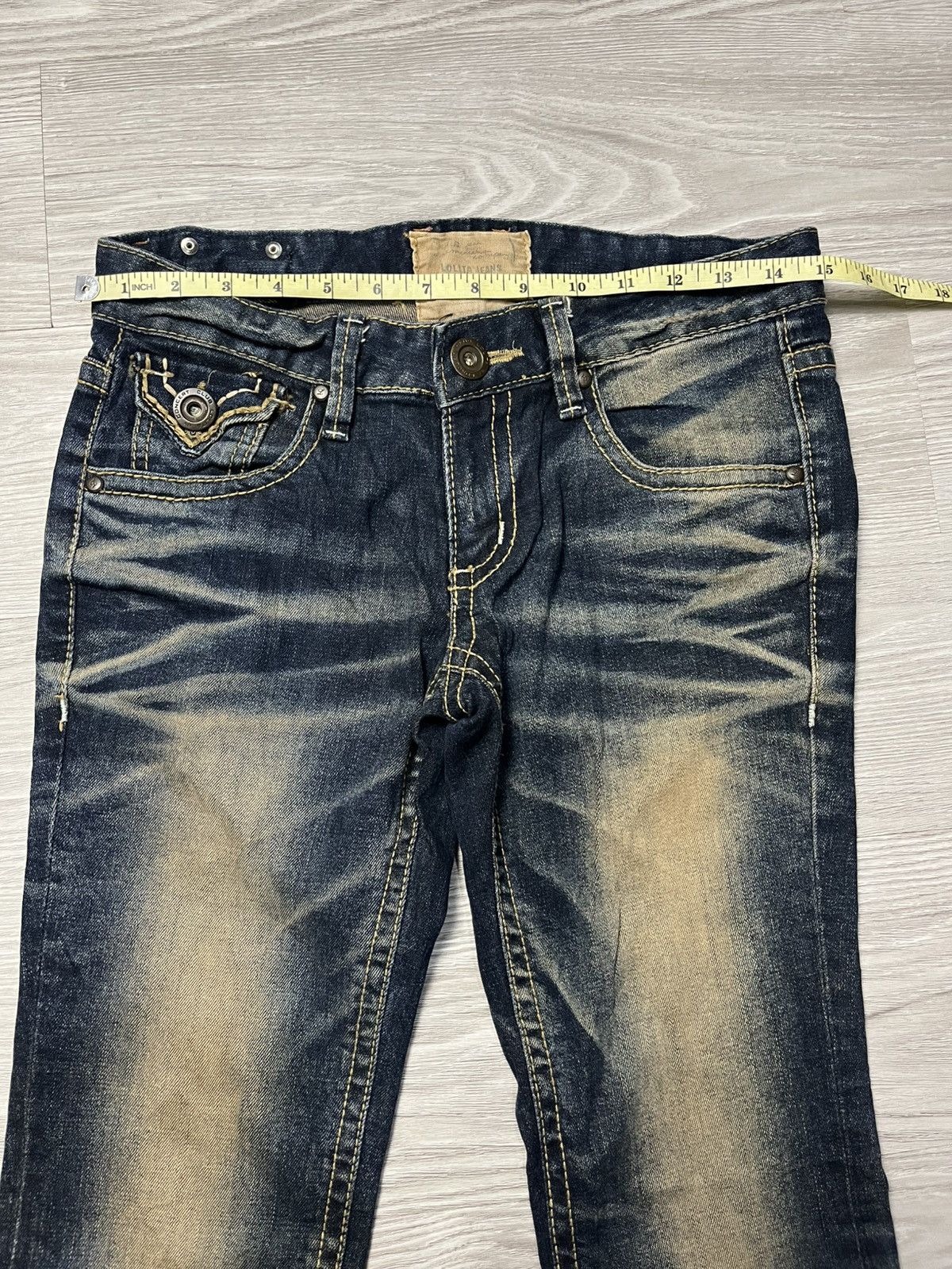 Hysteric Glamour Y2k Lolita ifsixwasnine Faded Flare Jeans Size 30" / US 8 / IT 44 - 8 Thumbnail