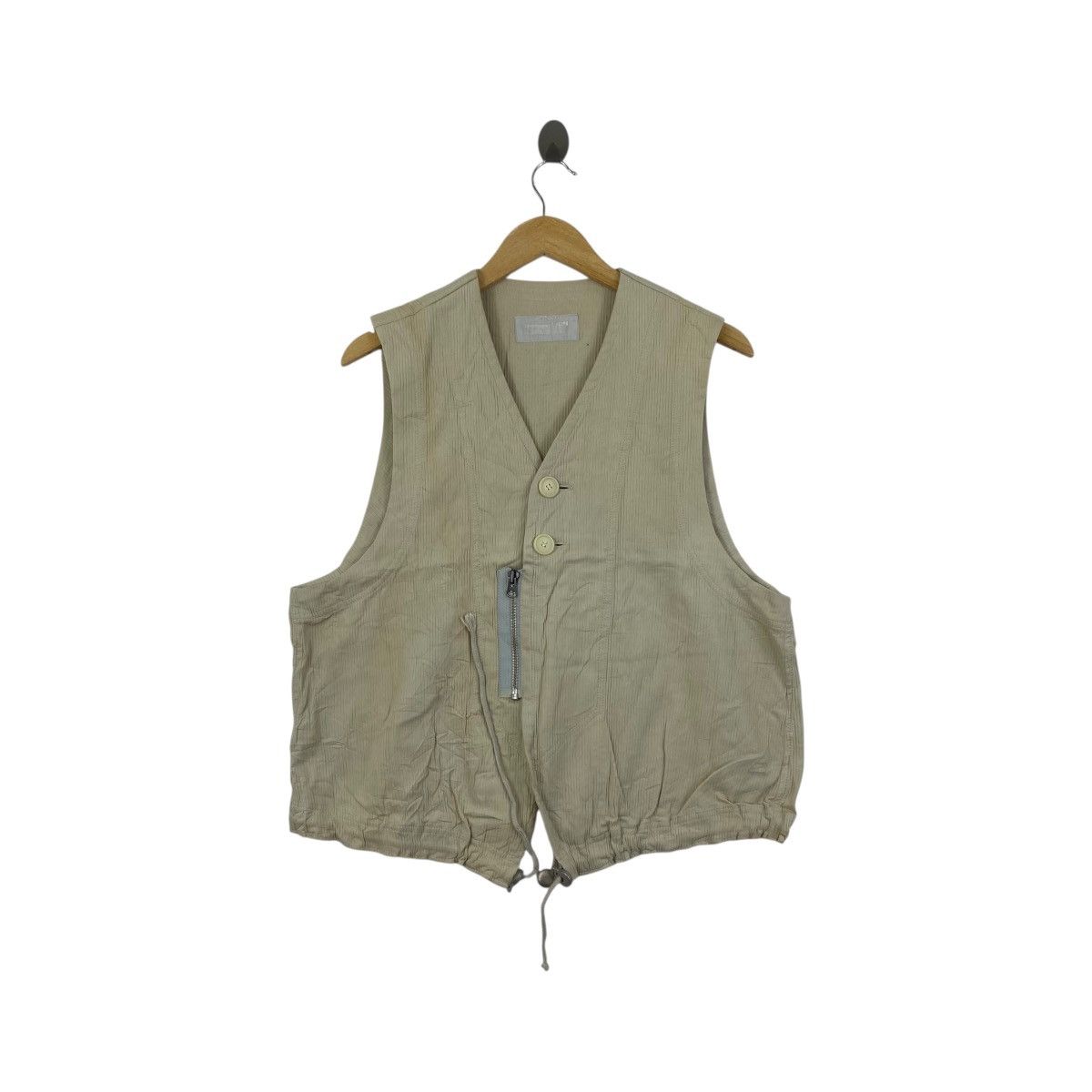Japanese Brand × Vintage LAUTREAMONT Japanese Brand Curdory Brown Vest Size US L / EU 52-54 / 3 - 1 Thumbnail