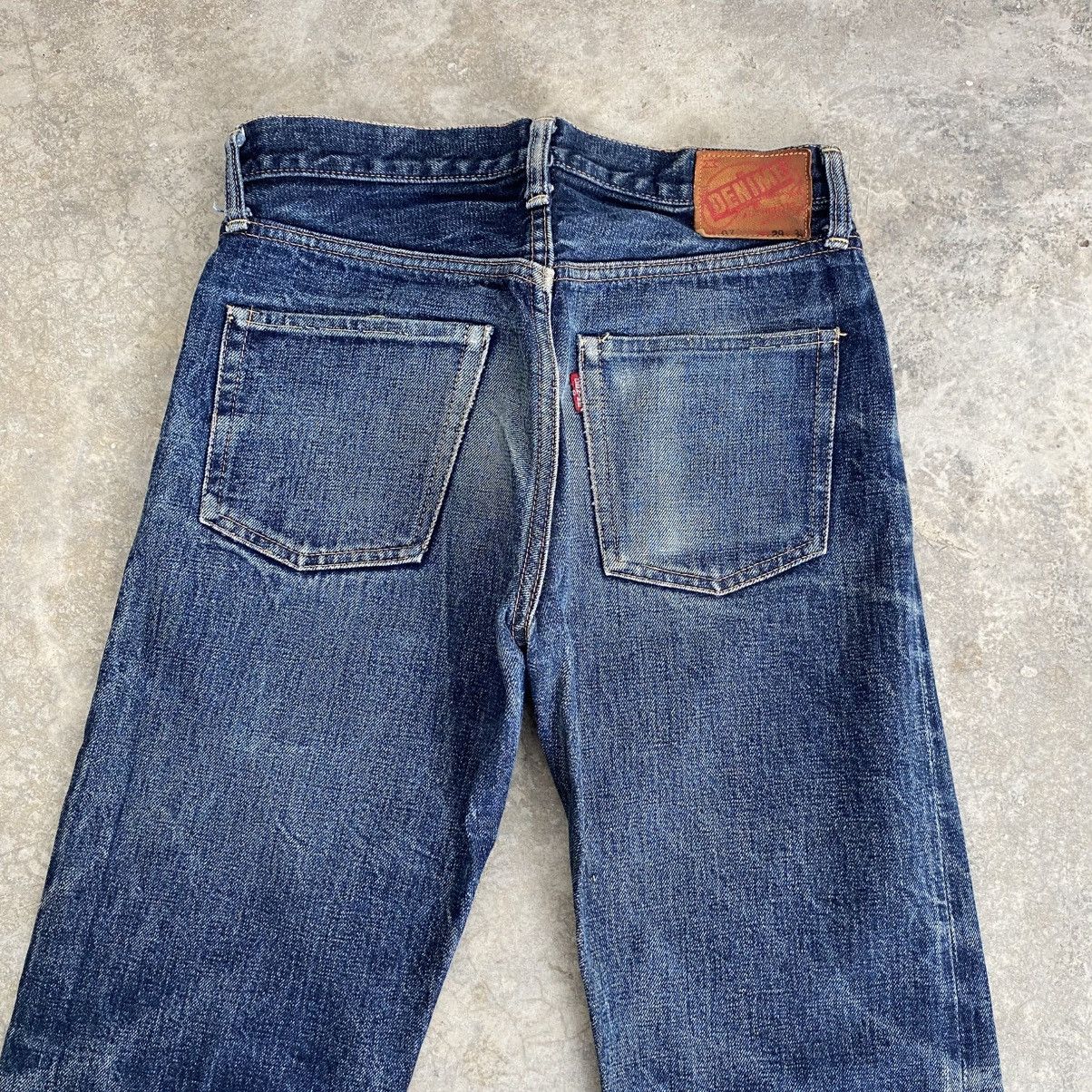 Denime Vintage 90’s Denime Japan Faded Blue Selvedge Jeans Size US 28 / EU 44 - 10 Thumbnail