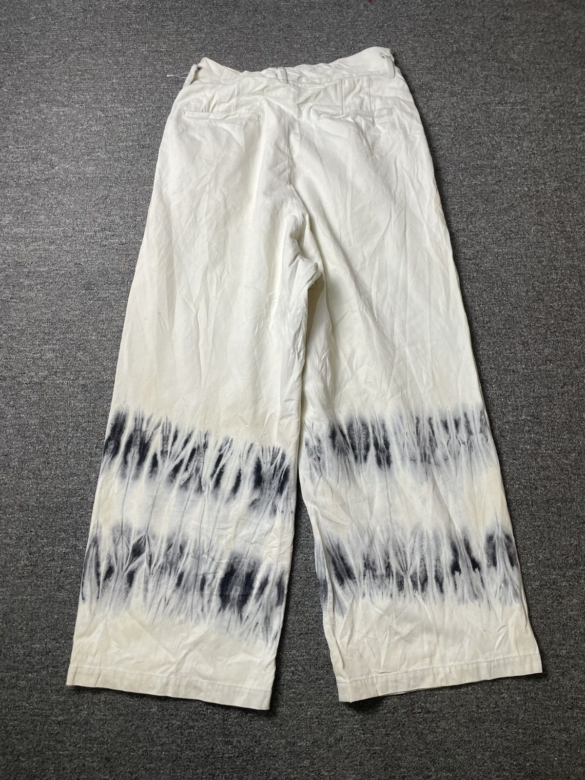 Japanese Brand × Vintage AIVER Brand Fashion Tie Dye Wide Leg Jeans (111) Size US 32 / EU 48 - 11 Thumbnail
