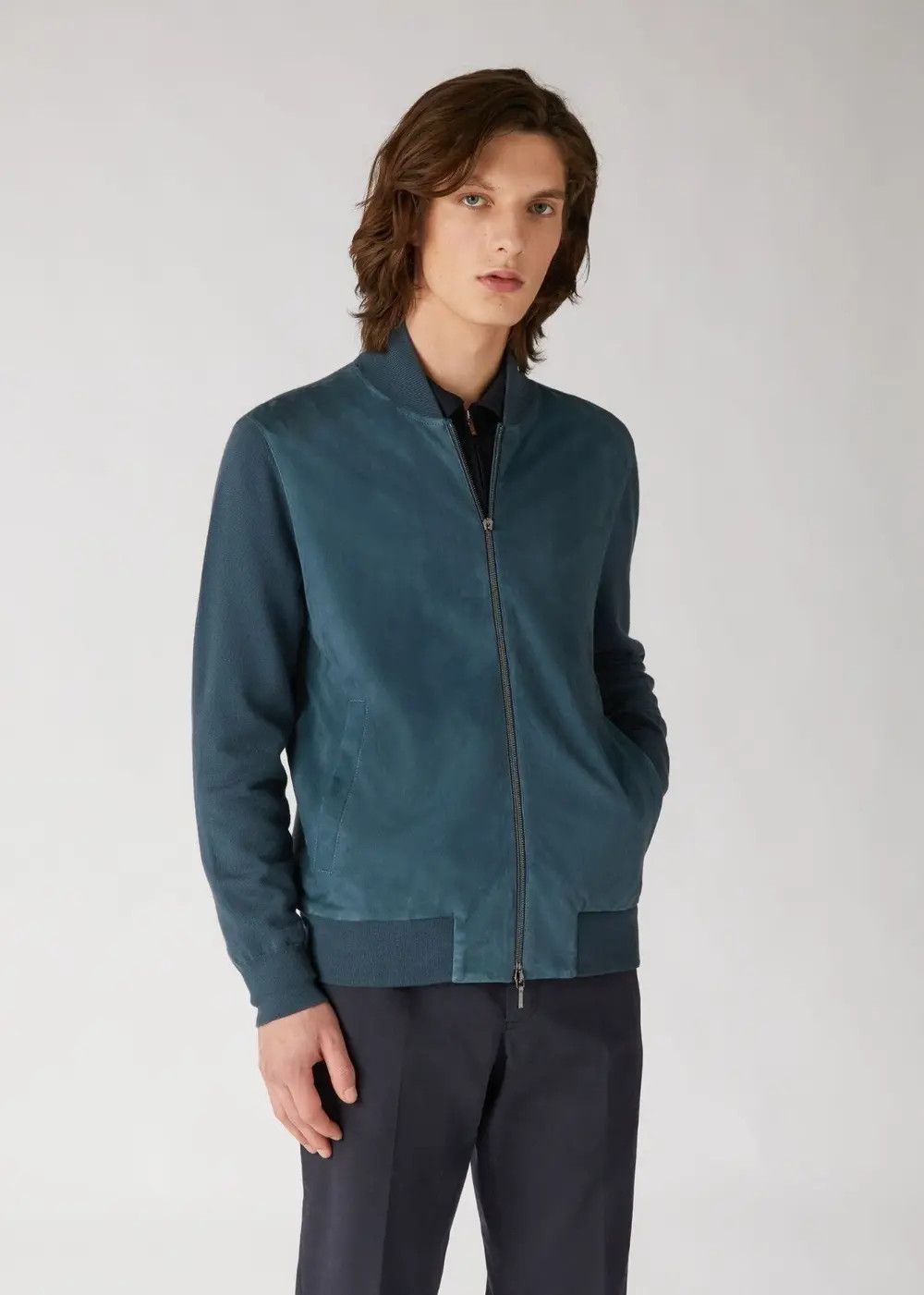 Loro Piana o1srvl11e0424 lp Ivy Bomber in Blue Size US M / EU 48-50 / 2 - 3 Thumbnail