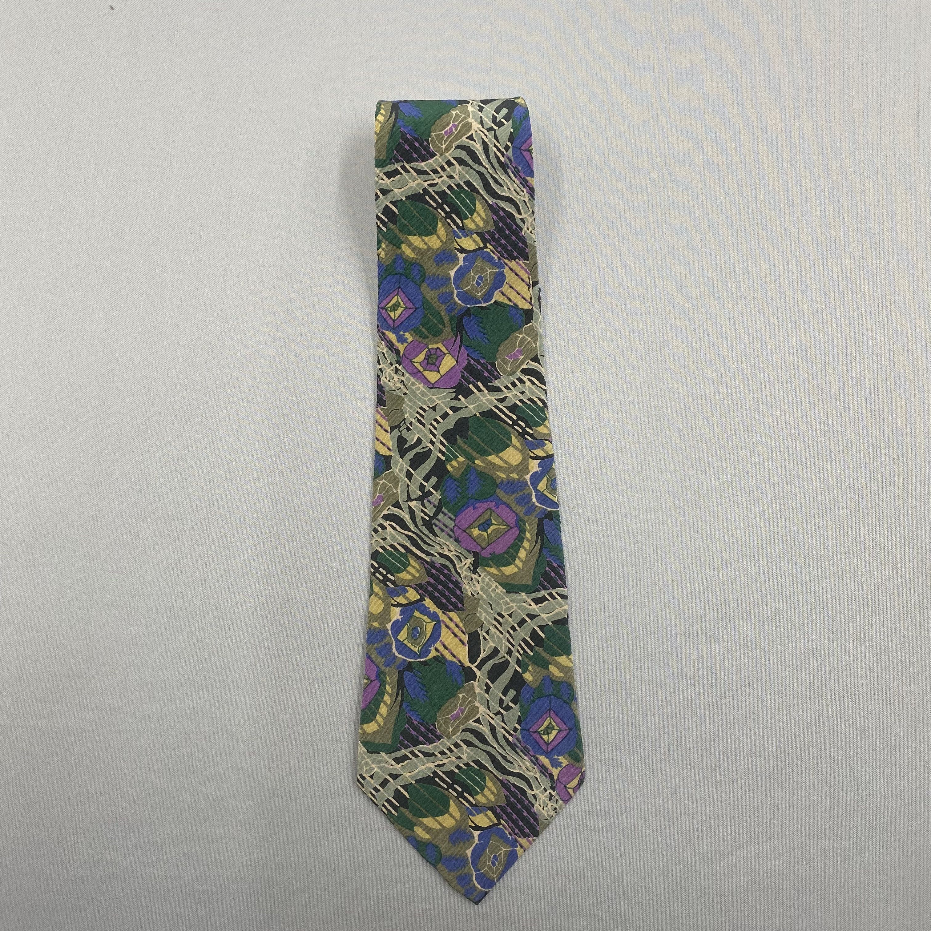 GianMarco Venturi Vintage Gian Marco Venturi SILK Necktie Cravate Pure Silk Size ONE SIZE - 3 Thumbnail