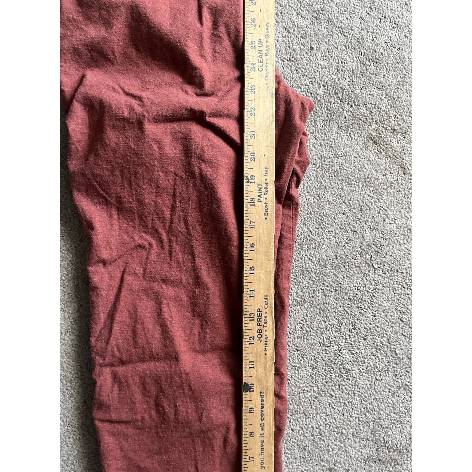 Express VINTAGE Express Women's Skinny Pants Size 2 Ankle Rust Red Casual Woven Nylon Spandex Size 26" / US 2 / IT 38 - 7 Thumbnail