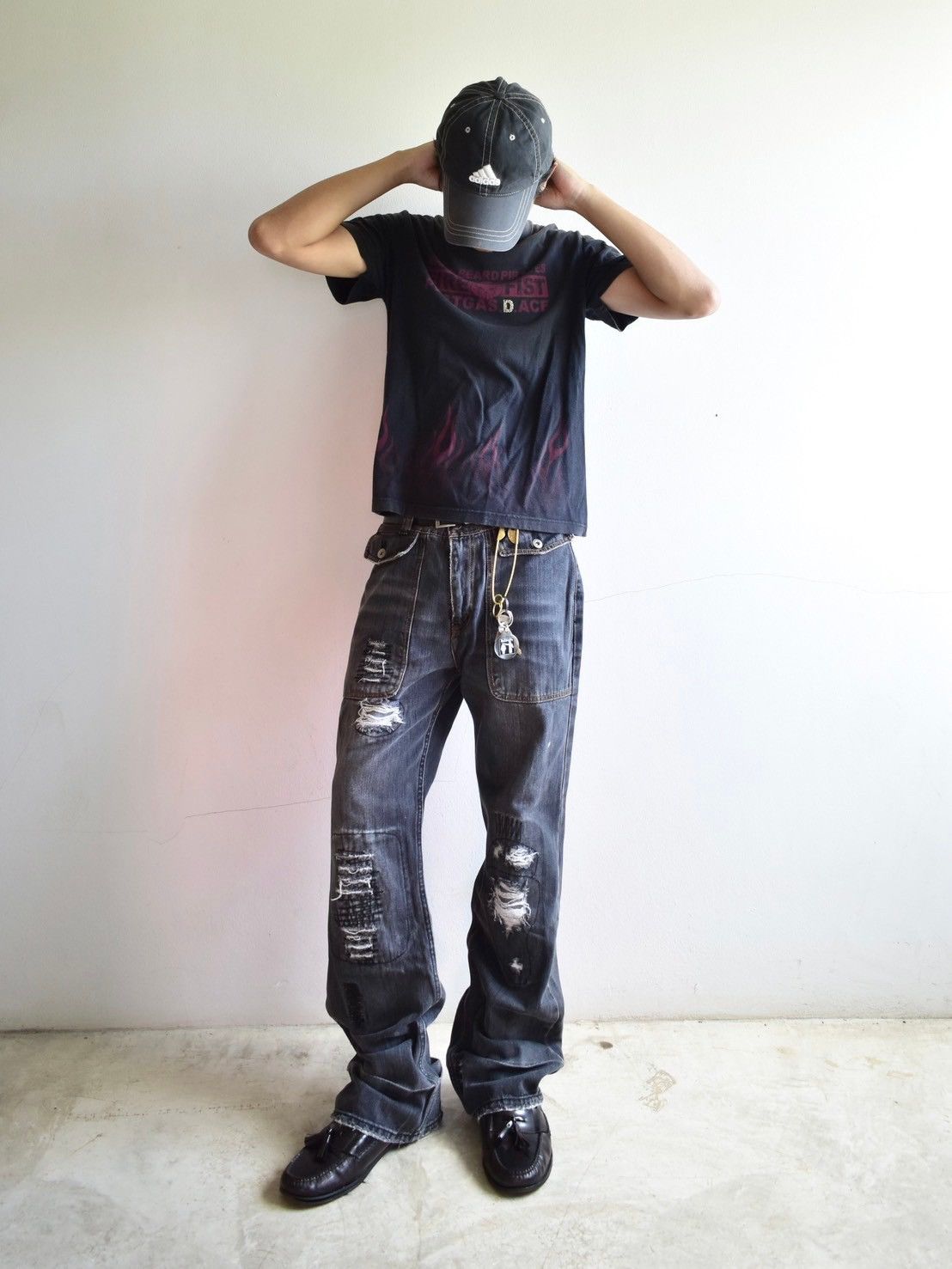 Japanese Brand Vintage Freebeat Diag Flared Pants Size US 33 - 8 Thumbnail