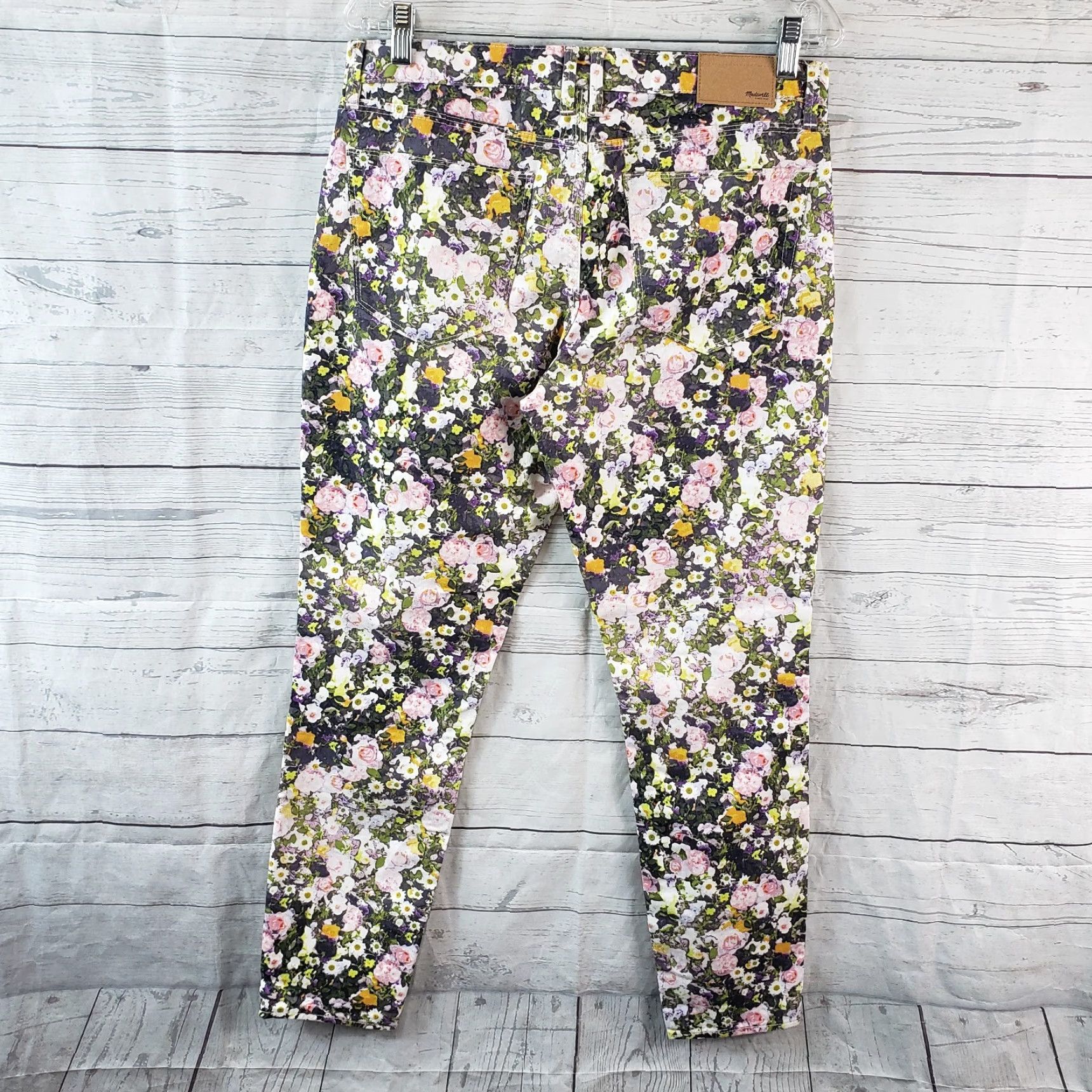 Madewell Madewell Jeans Womens Ankle Jeans 30 Mid Rise Multicolor Floral Skinny Denim Shirt? Size 30" / US 8 / IT 44 - 3 Thumbnail