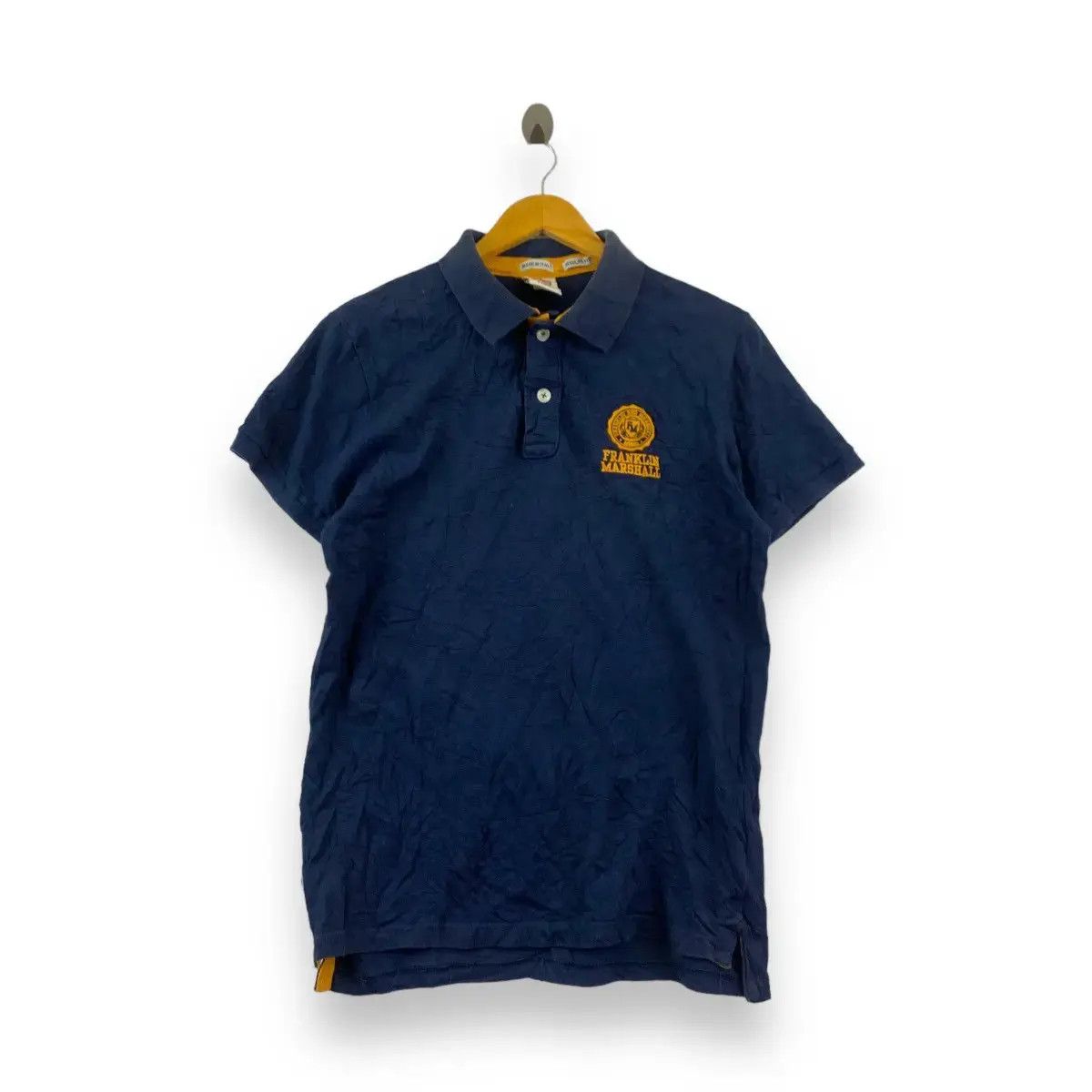 Franklin & Marshall FRANKLIN & MARSHALL Made In Italy Crest Regular Fit Polo Tee Size US L / EU 52-54 / 3 - 1 Thumbnail