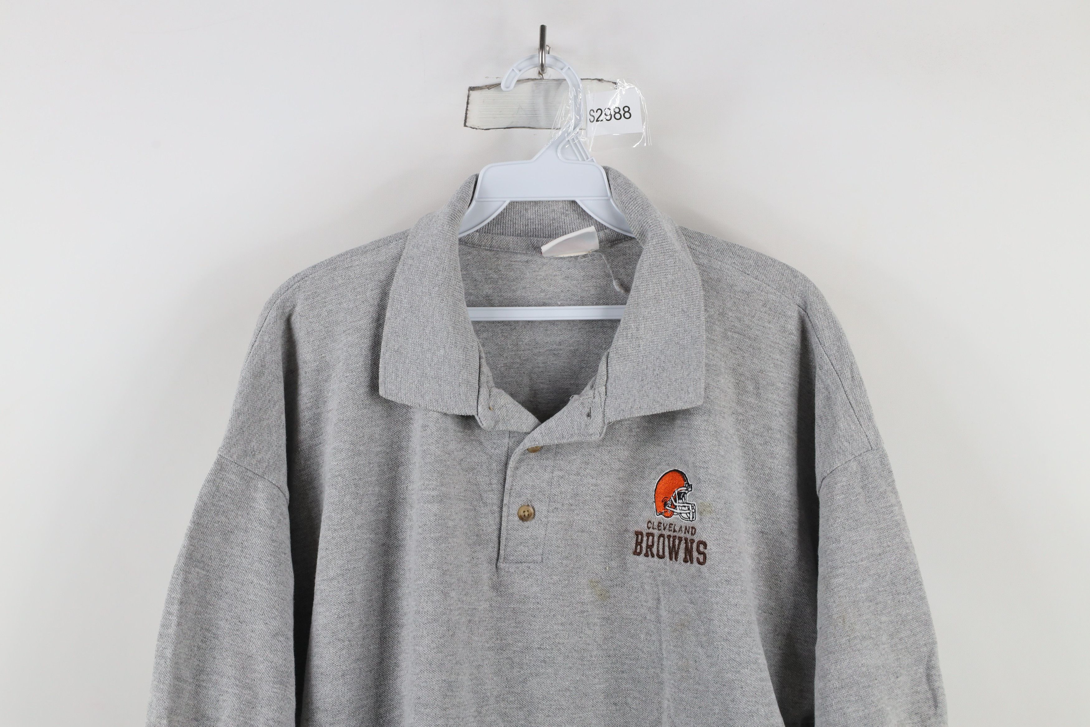 Vintage Vintage NFL Cleveland Browns Football Collared Polo Shirt Size US XL / EU 56 / 4 - 2 Thumbnail
