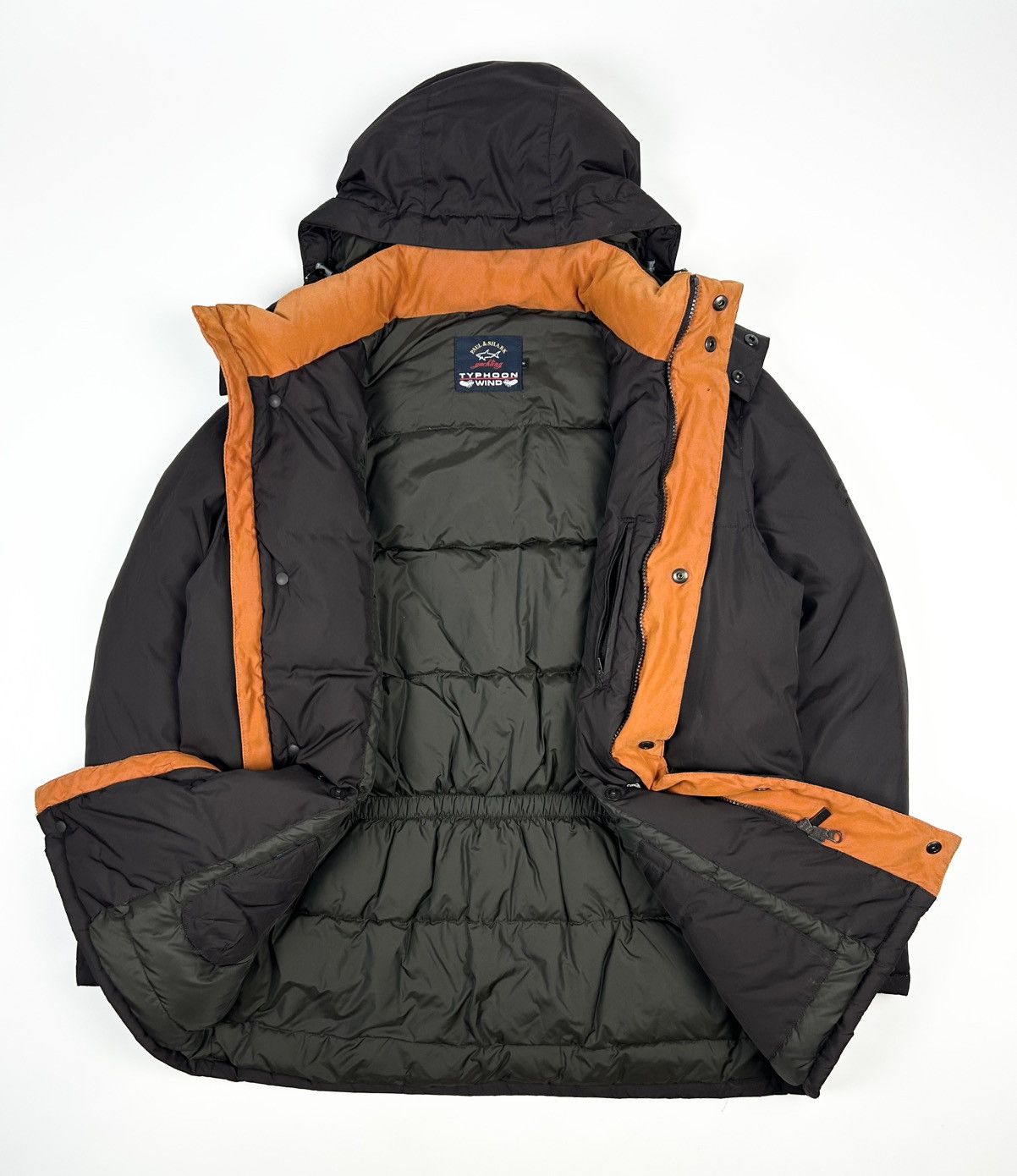 Brunello Cucinelli Paul Shark brown down puffer jacket Size US M / EU 48-50 / 2 - 2 Thumbnail