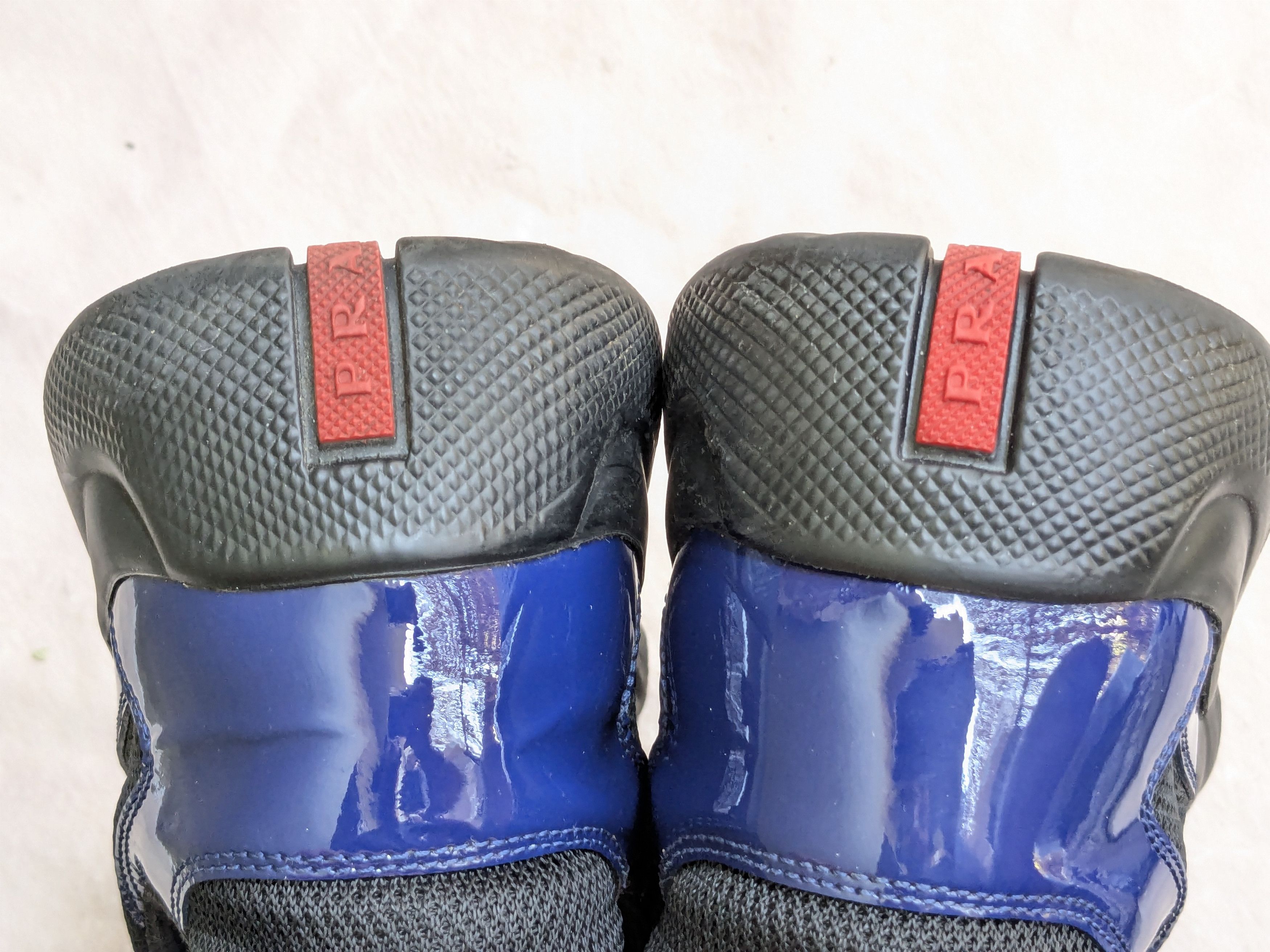 Prada Prada America's Cup Sneakers Blue Patent Blue 10 Size US 10 / EU 43 - 15 Thumbnail