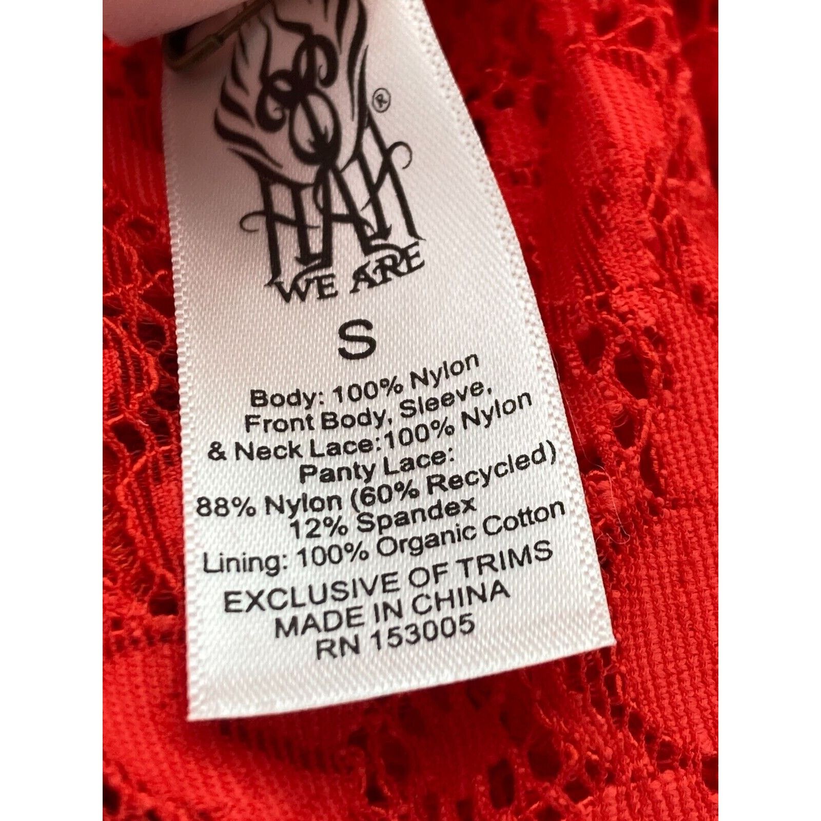 Free People FREE PEOPLE Take HAH Bow Lingerie 1Piece Blood Orange Small Size S / US 4 / IT 40 - 6 Thumbnail