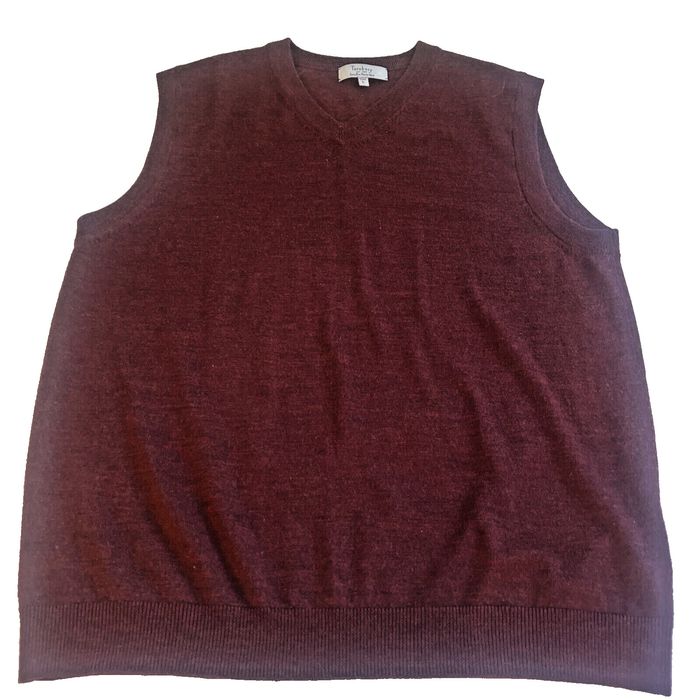 Turnbury Turnbury Merino Wool Sweater Vest Mens L Rusty Classic Soft ...