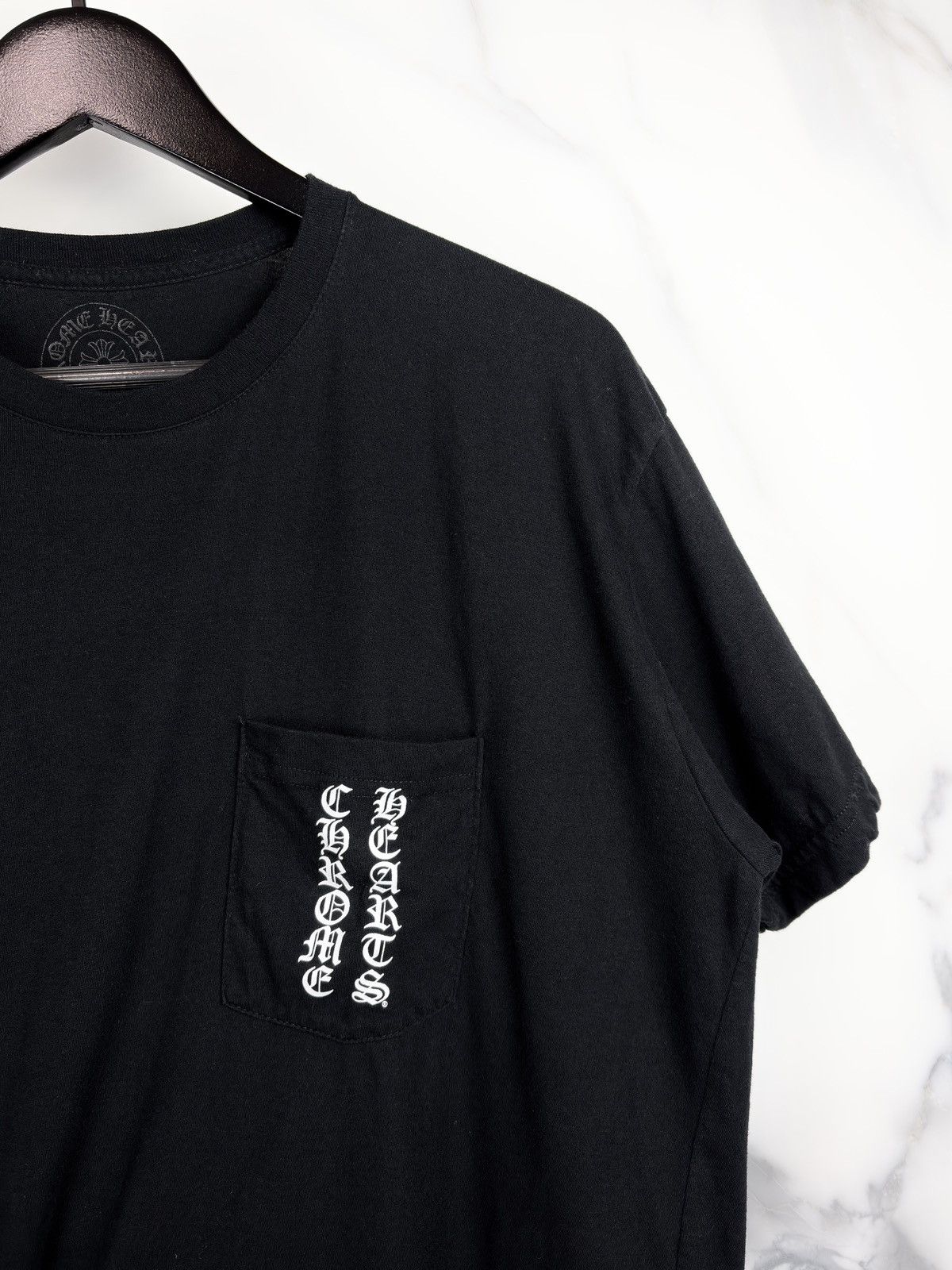 Chrome Hearts Chrome Hearts Vintage RS3 Triple Cross Logo Pocket Tshirt Size US XL / EU 56 / 4 - 3 Thumbnail