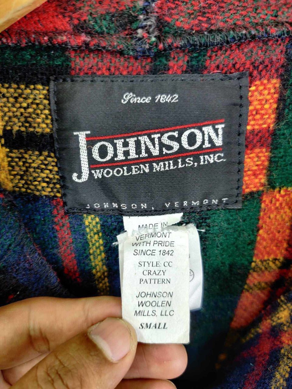 Johnson Woolen Mills Johnson Woolen Mills Checkered Wool Poncho Size US S / EU 44-46 / 1 - 9 Thumbnail