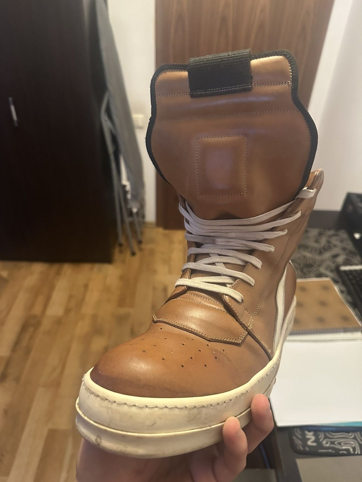Rick Owens Rick owens SS16 Caramel Geobaskets Size US 10 / EU 43 - 21 Thumbnail